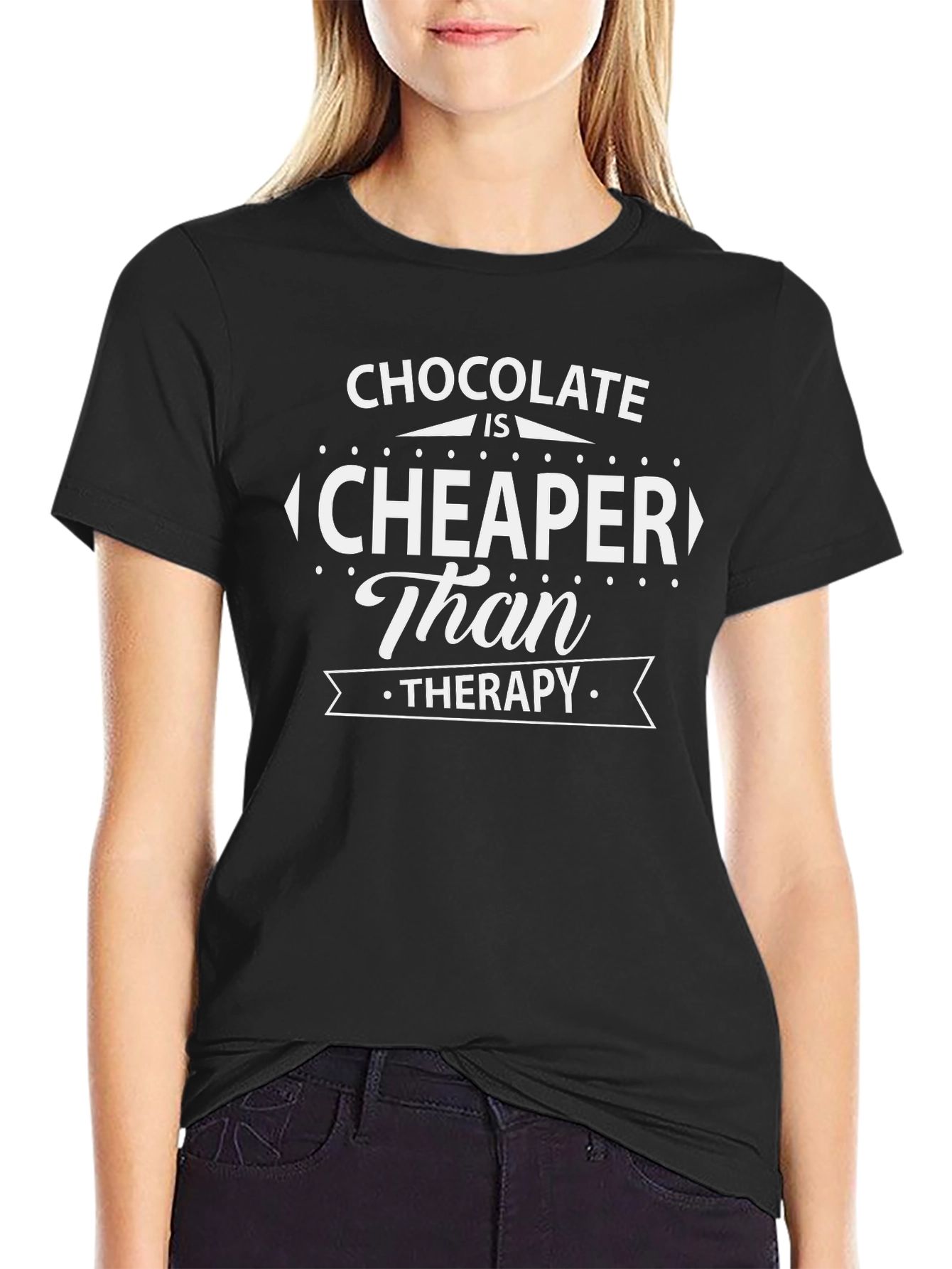 Chocolate Therapy T-Shirt - Funny Graphic Tee