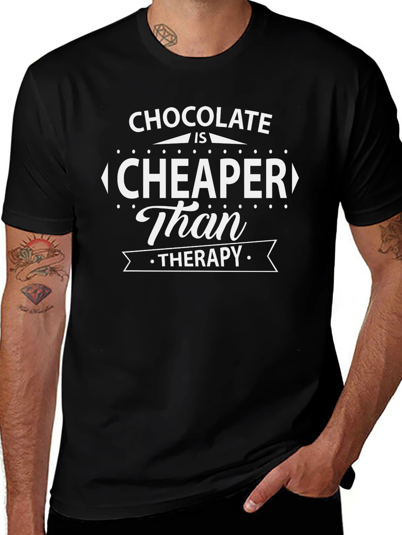 Chocolate Therapy T-Shirt - Funny Graphic Tee