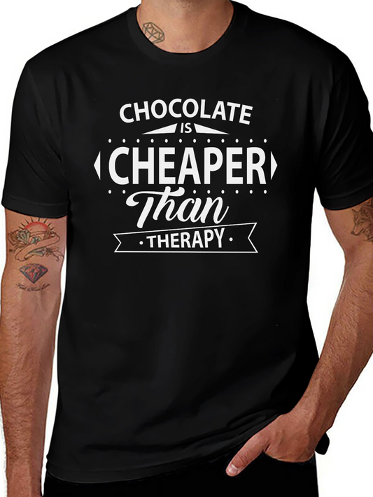 Chocolate Therapy T-Shirt - Funny Graphic Tee