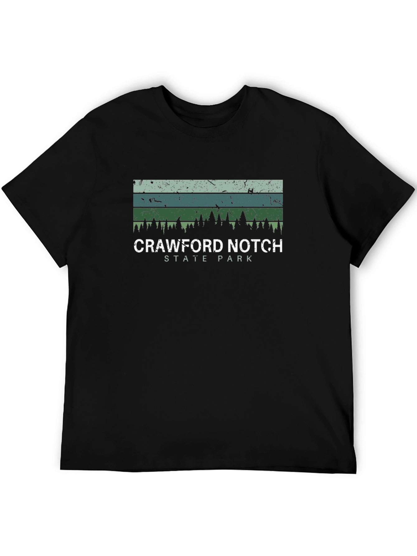 Crawford Notch State Park Black Graphic Tee