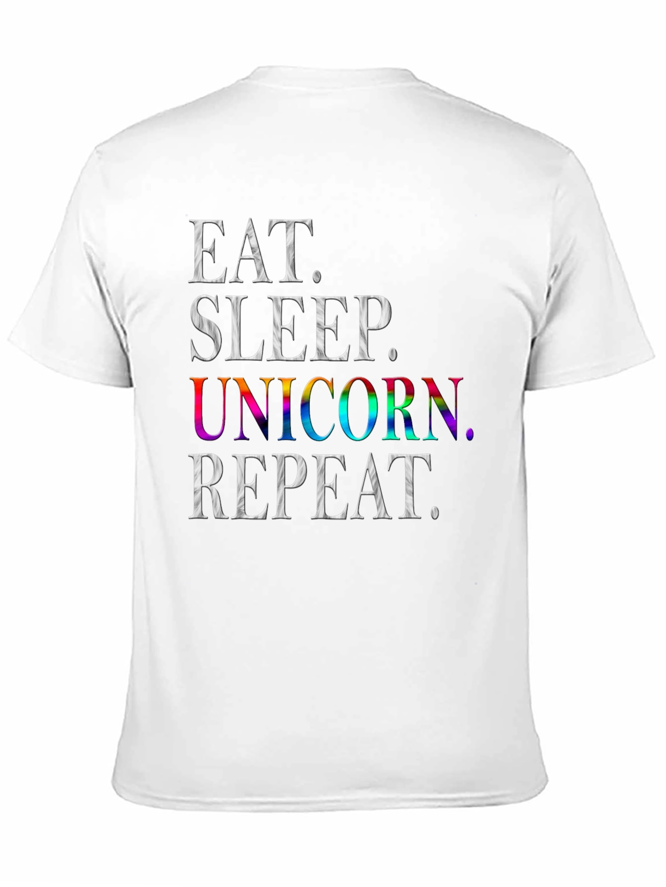 Eat Sleep Unicorn Repeat Graphic Tee