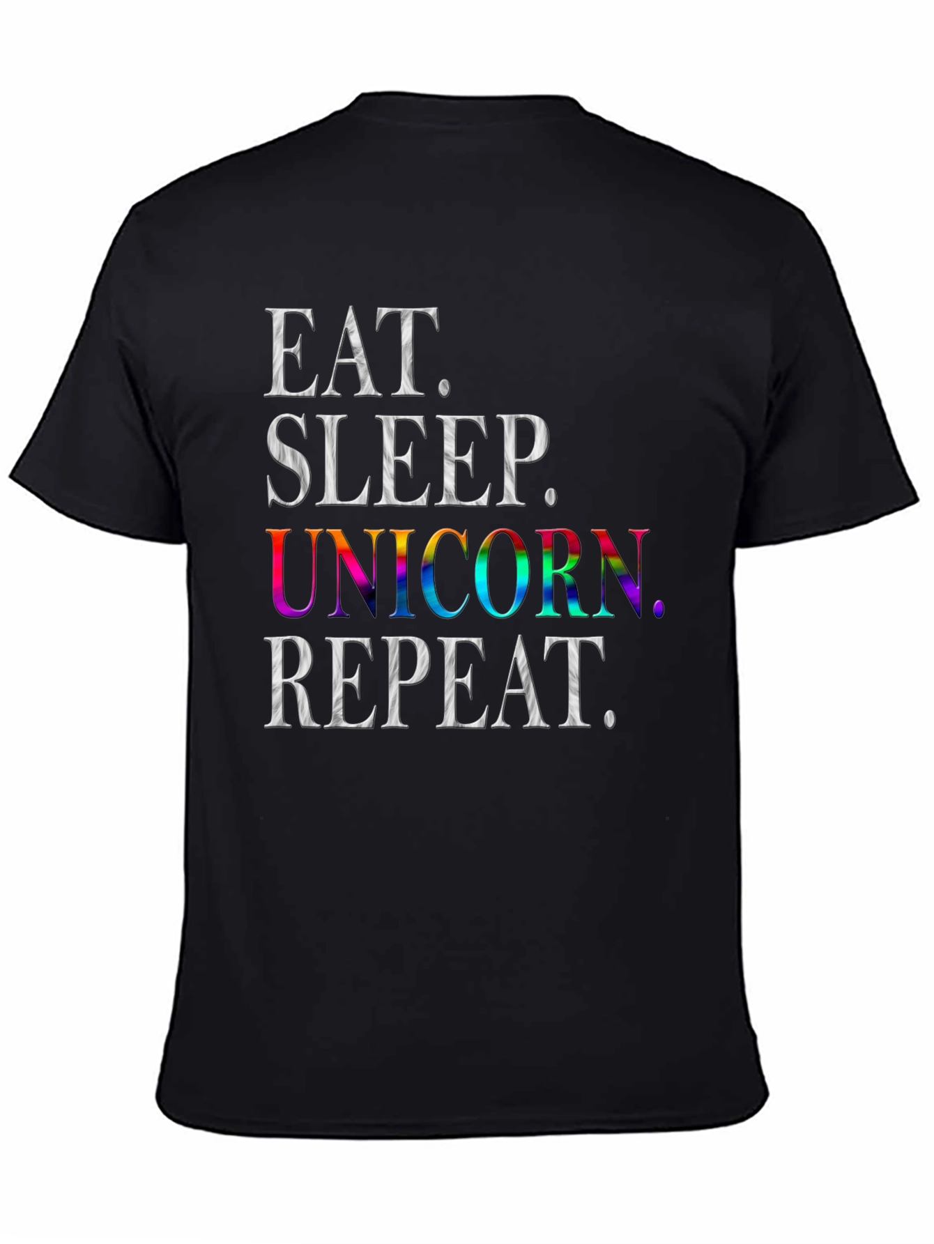 Eat Sleep Unicorn Repeat Graphic Tee