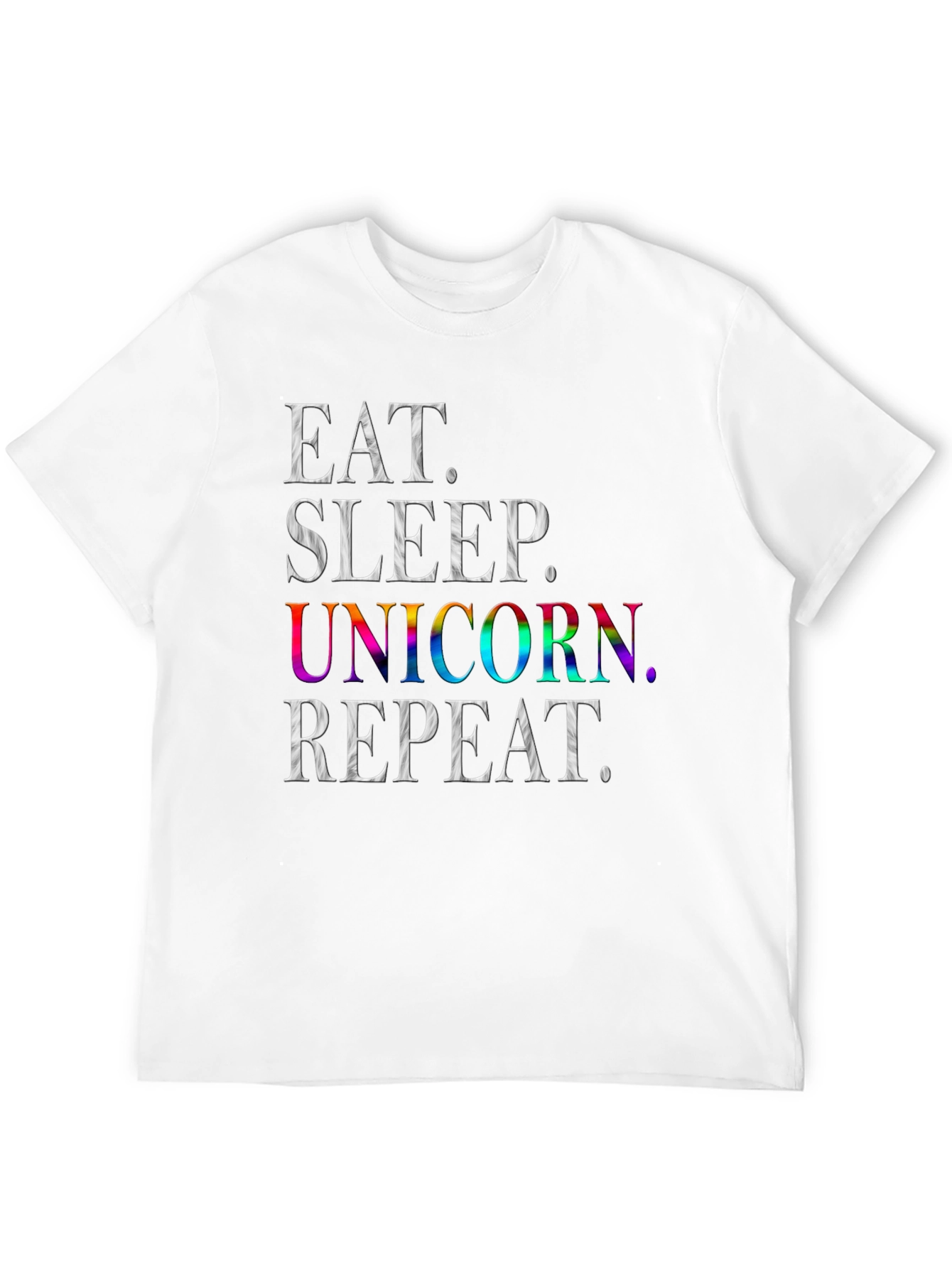 Eat Sleep Unicorn Repeat Graphic Tee