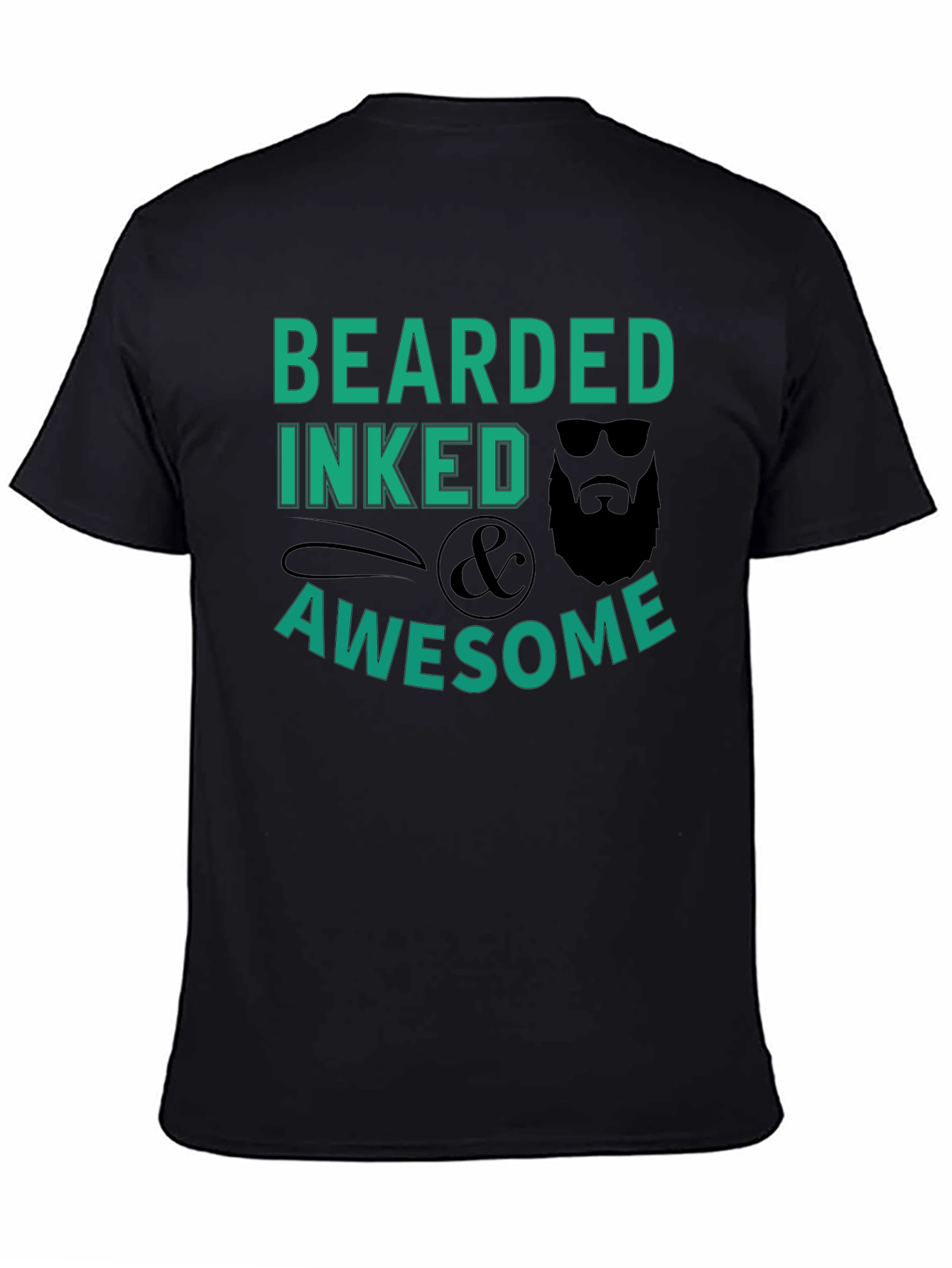 Bearded Inked & Awesome Graphic T-Shirt