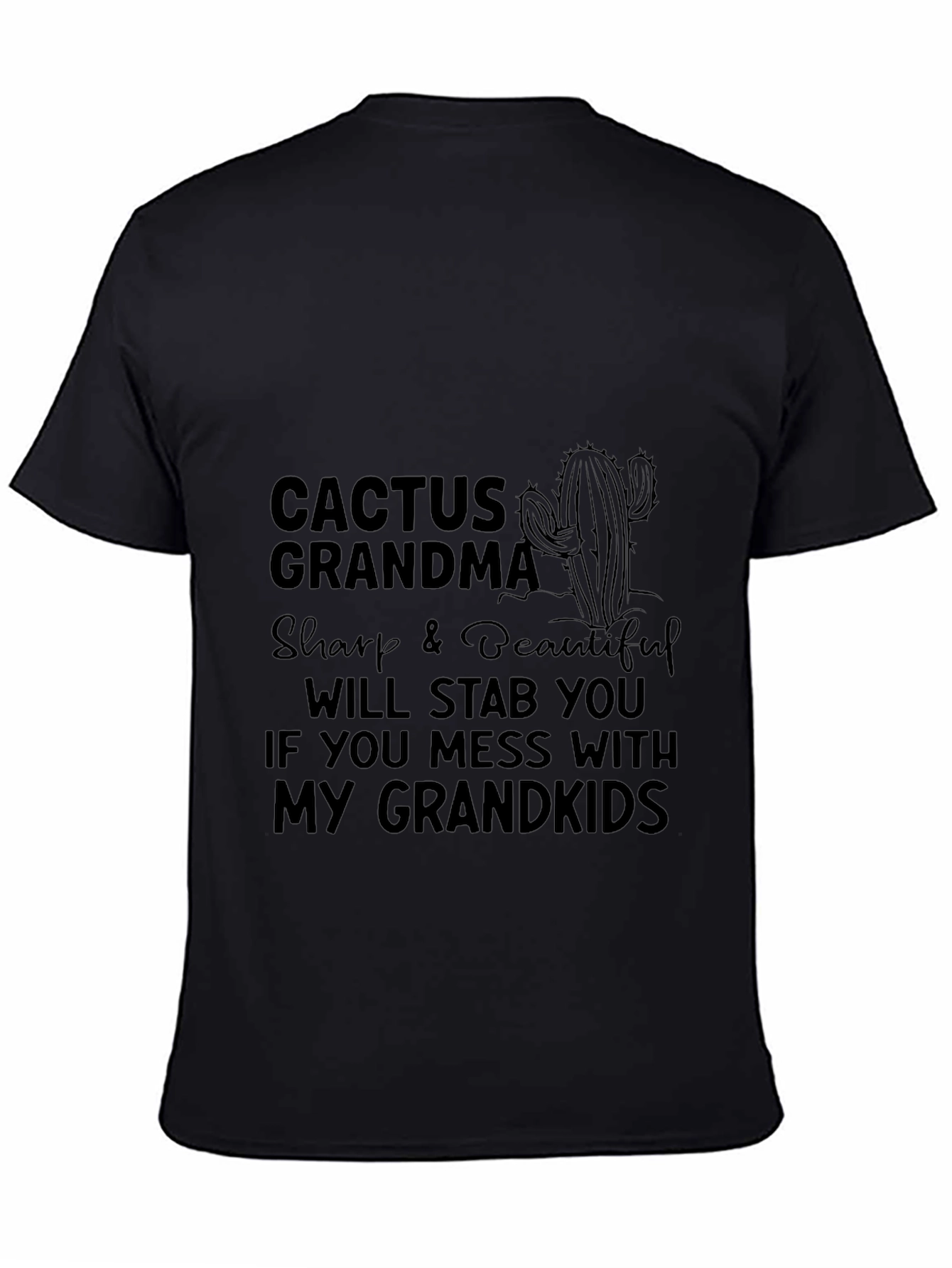 Cactus Grandma Graphic Tee - Sharp & Beautiful