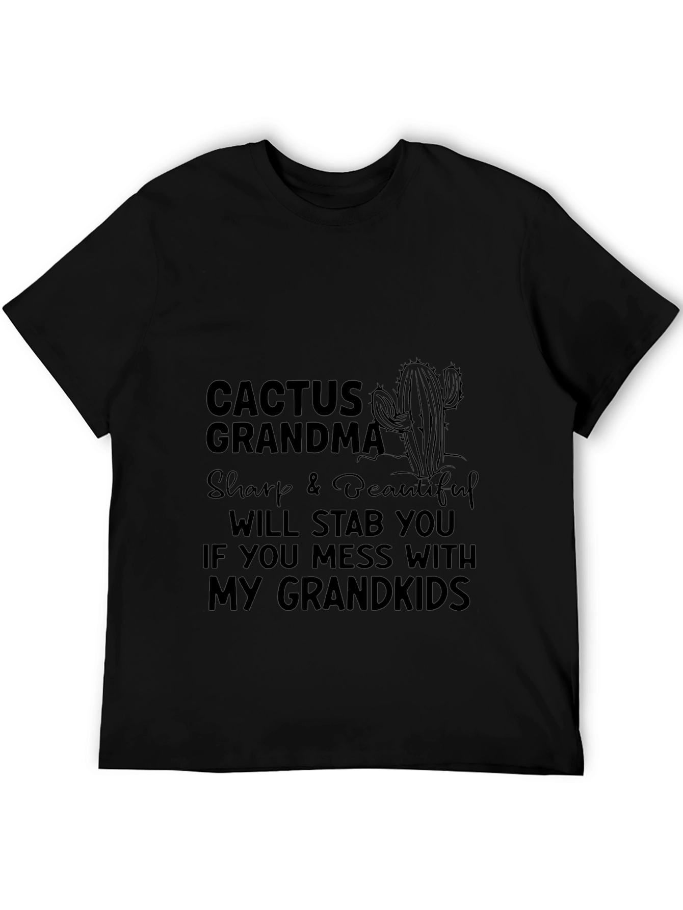 Cactus Grandma Graphic Tee - Sharp & Beautiful