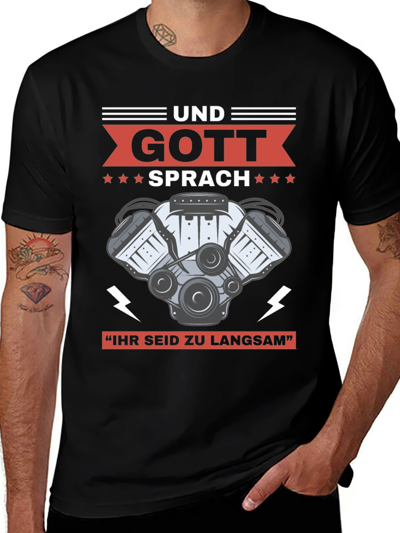God Spoke Engine T-Shirt