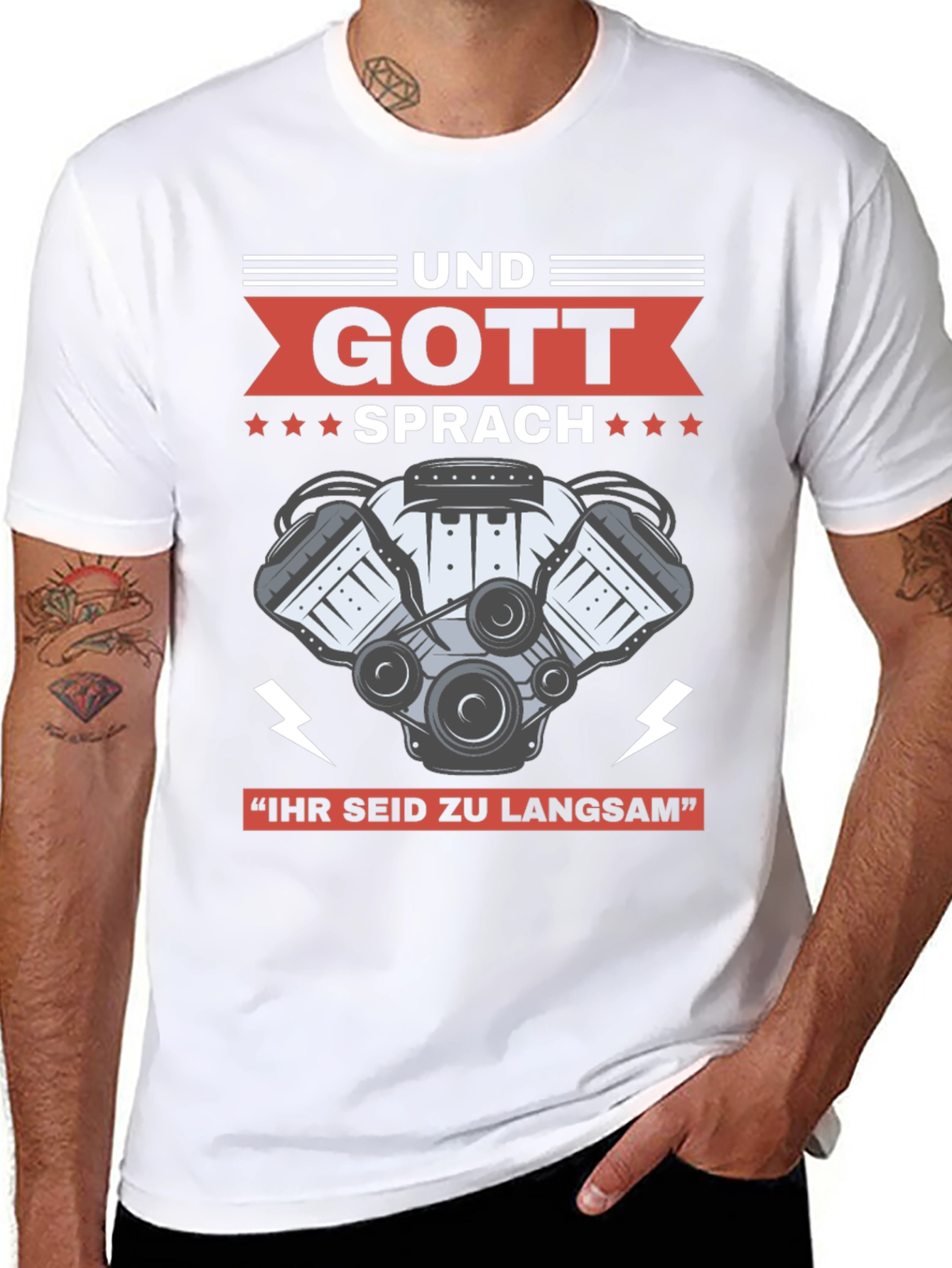 God Spoke Engine T-Shirt