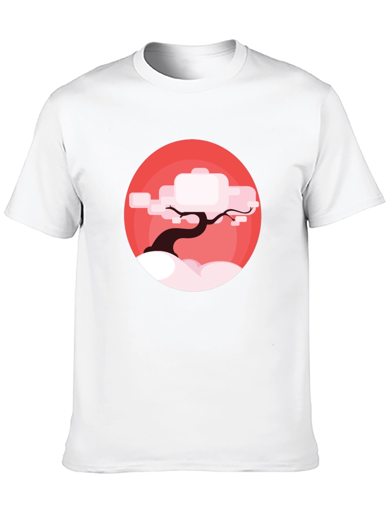Zen Tree Graphic T-Shirt - Black