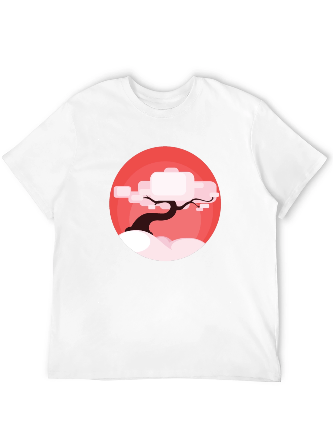 Zen Tree Graphic T-Shirt - Black