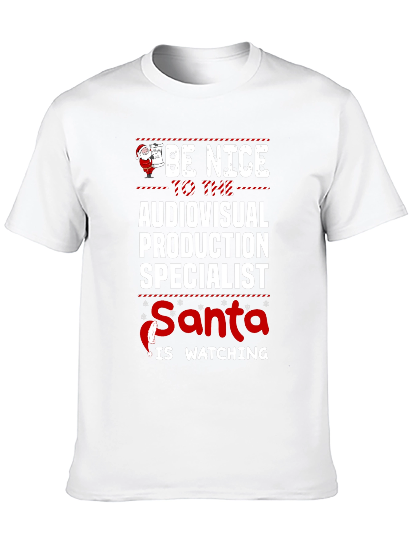 Audiovisual Production Specialist Santa T-Shirt