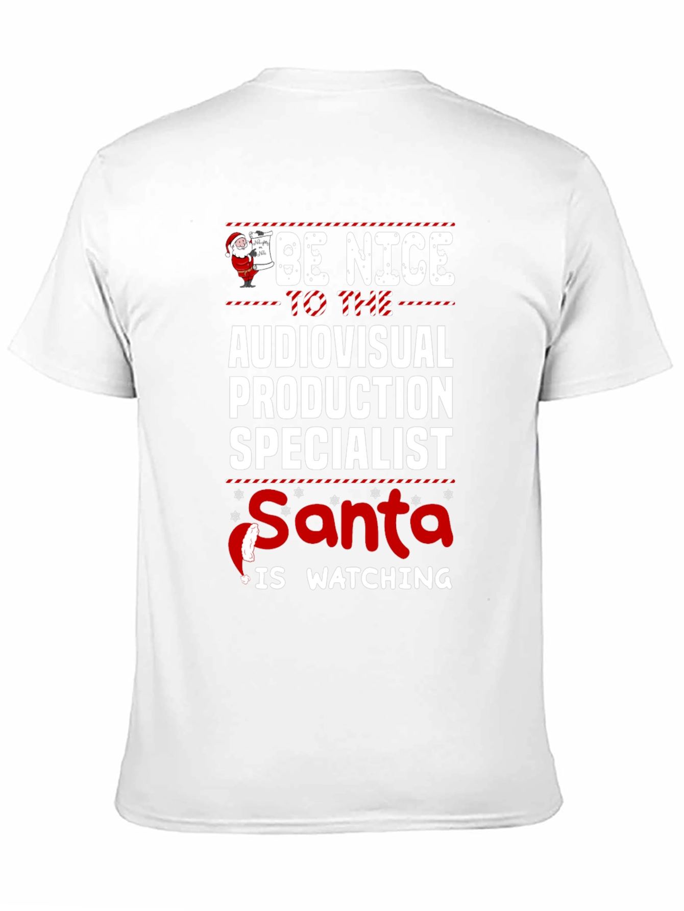 Audiovisual Production Specialist Santa T-Shirt