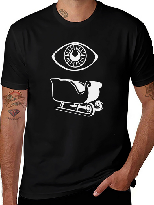 Eye See Sleigh Funny Graphic Tee