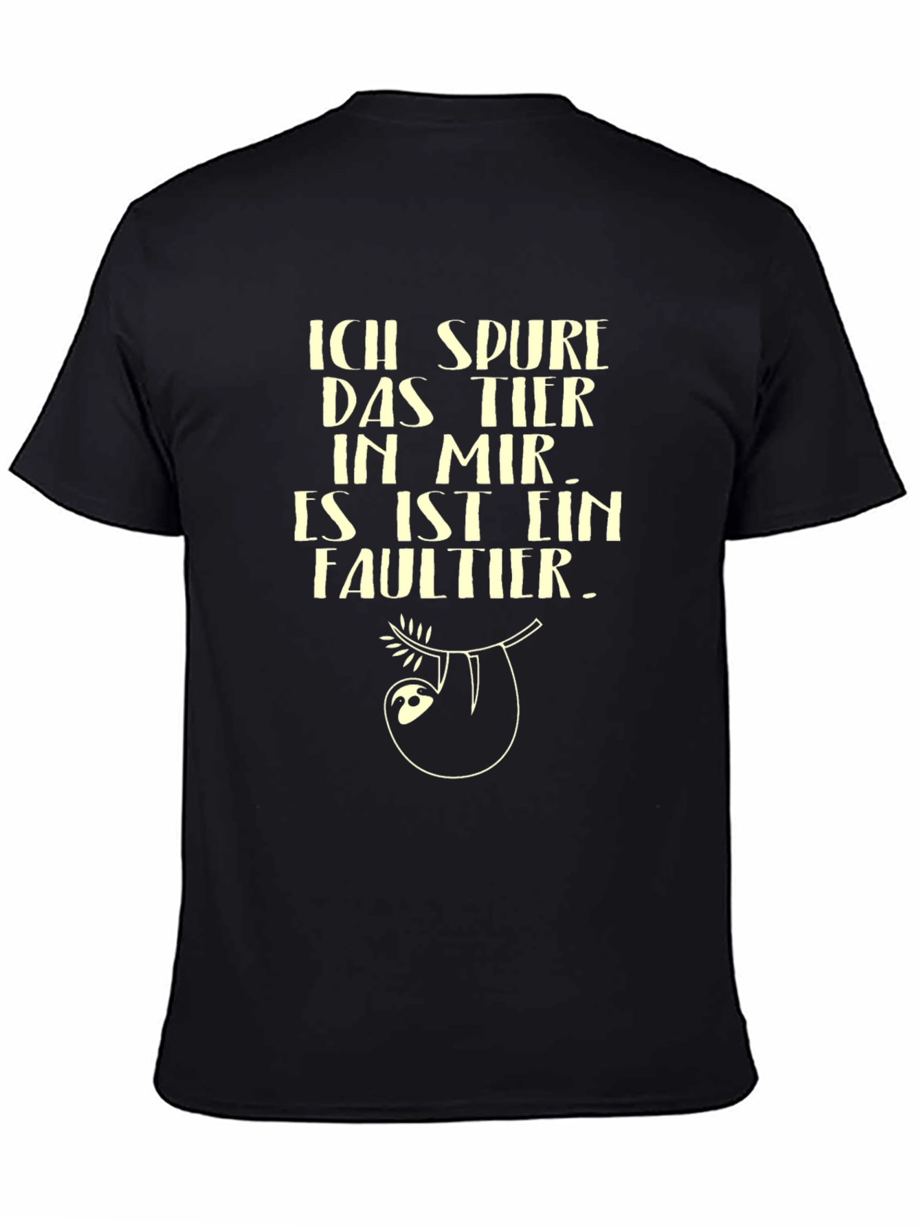 Ich Spure Das Tier Sloth Graphic T-Shirt