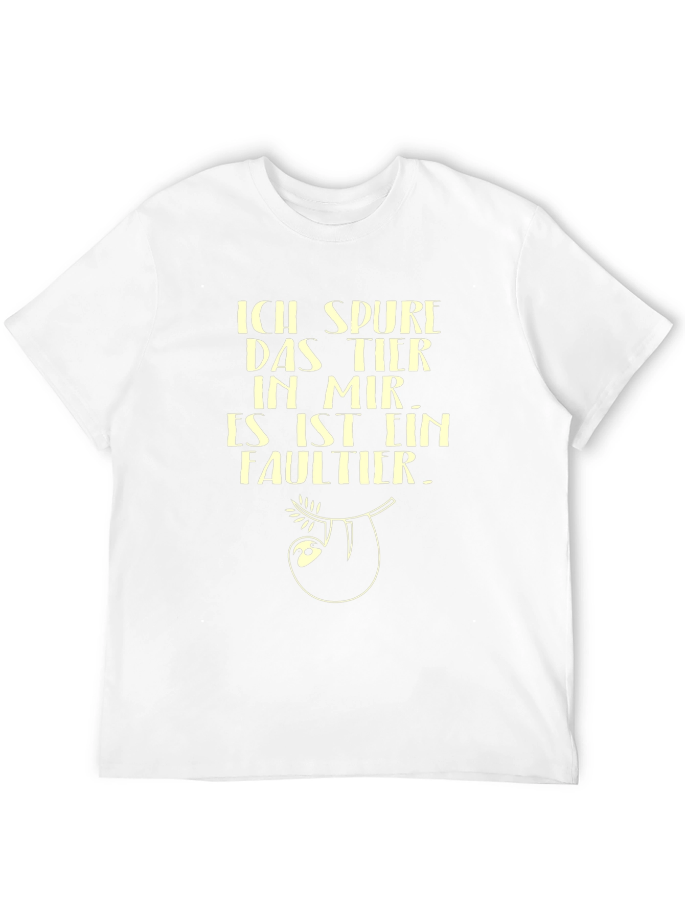 Ich Spure Das Tier Sloth Graphic T-Shirt