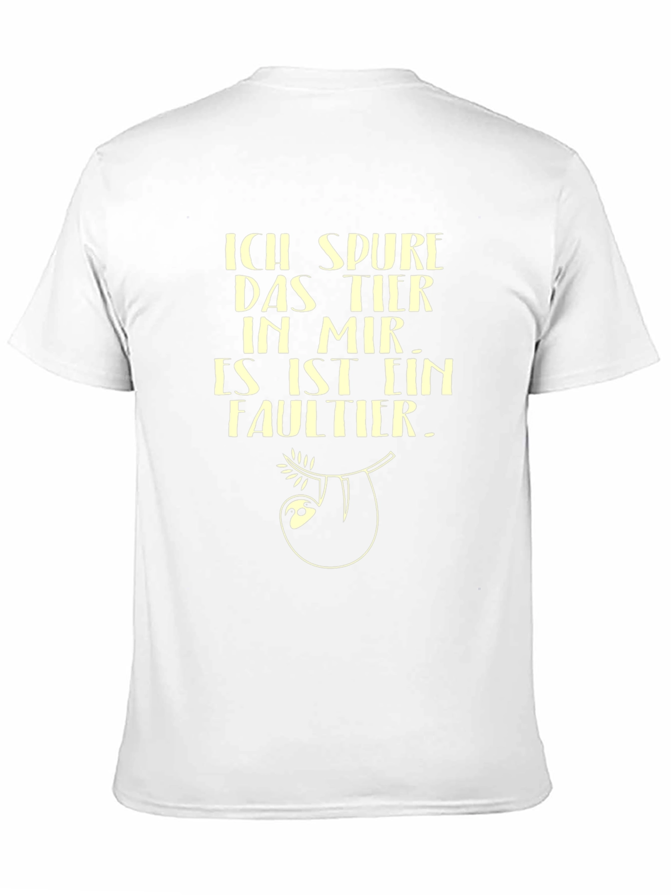 Ich Spure Das Tier Sloth Graphic T-Shirt
