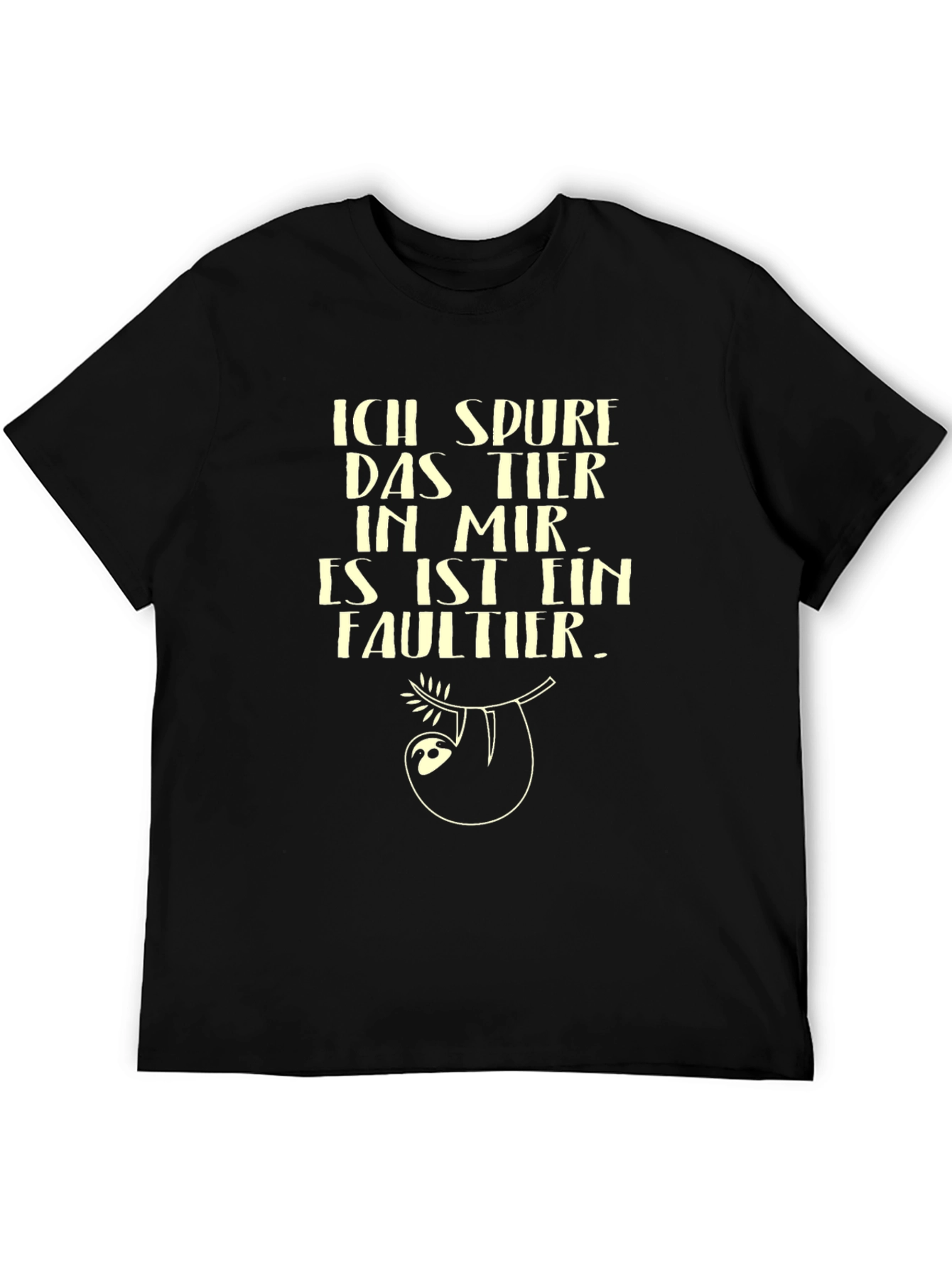 Ich Spure Das Tier Sloth Graphic T-Shirt