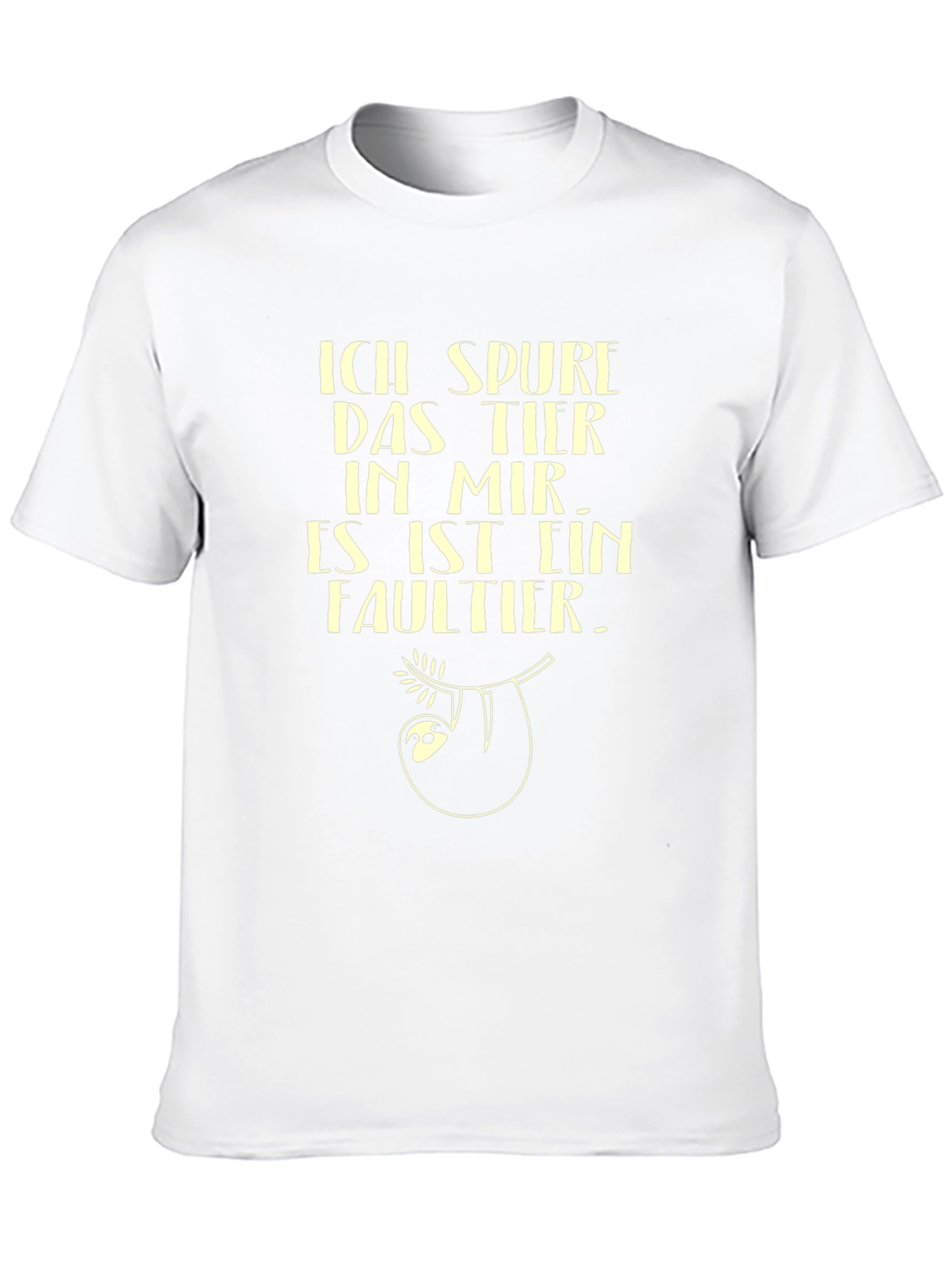 Ich Spure Das Tier Sloth Graphic T-Shirt