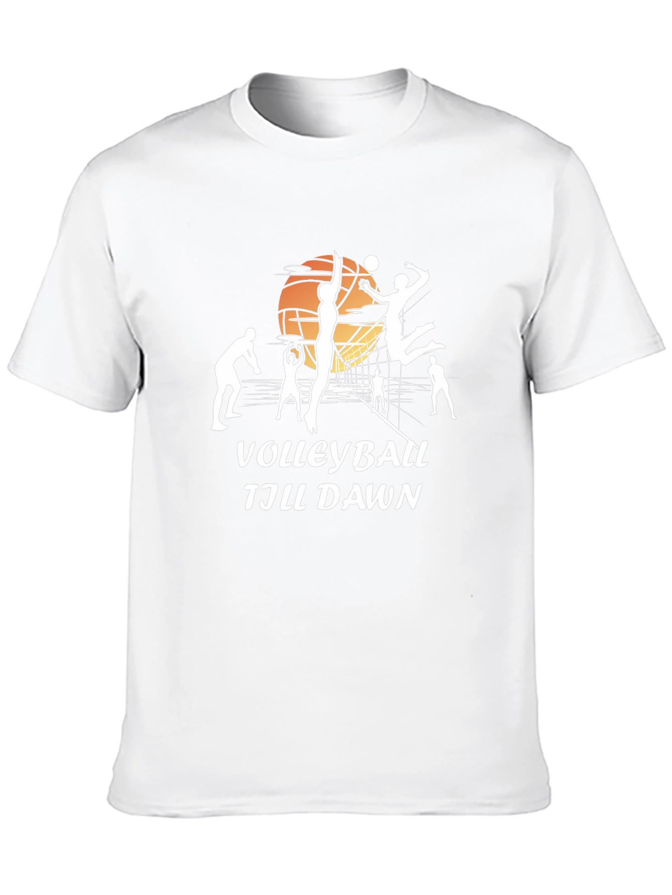 Volleyball Till Dawn T-Shirt - Stylish Graphic Tee