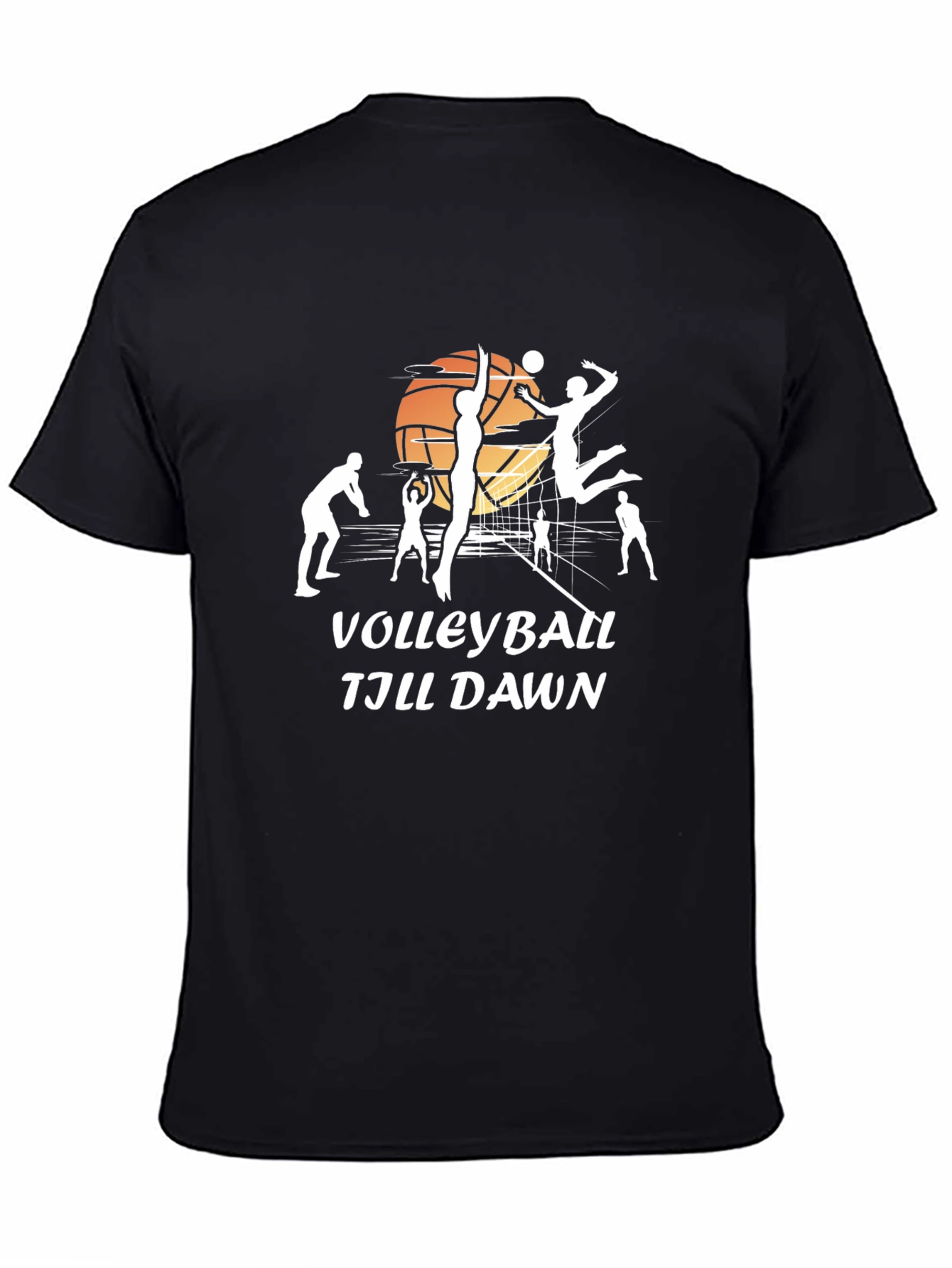 Volleyball Till Dawn T-Shirt - Stylish Graphic Tee