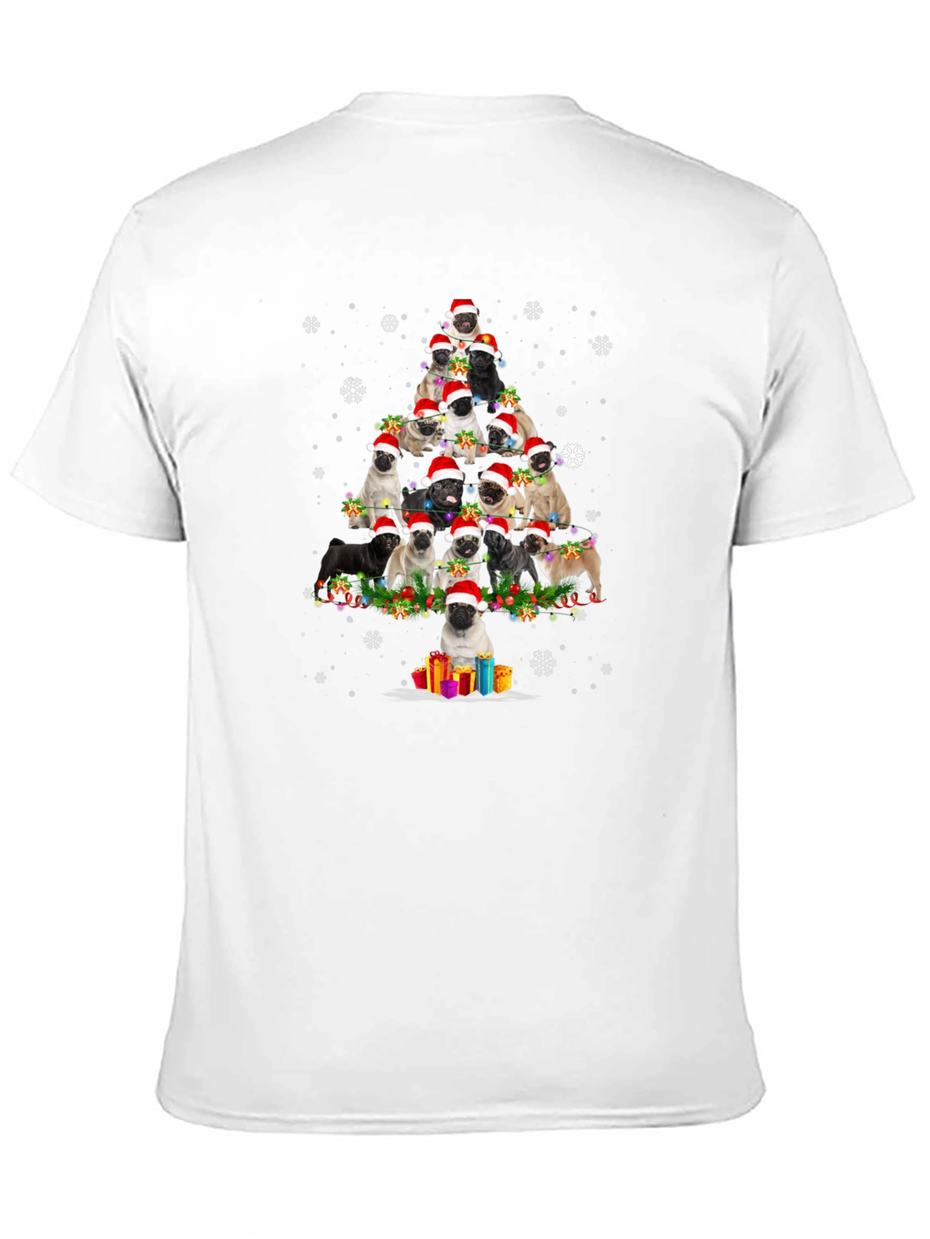 Pug Christmas Tree T-Shirt