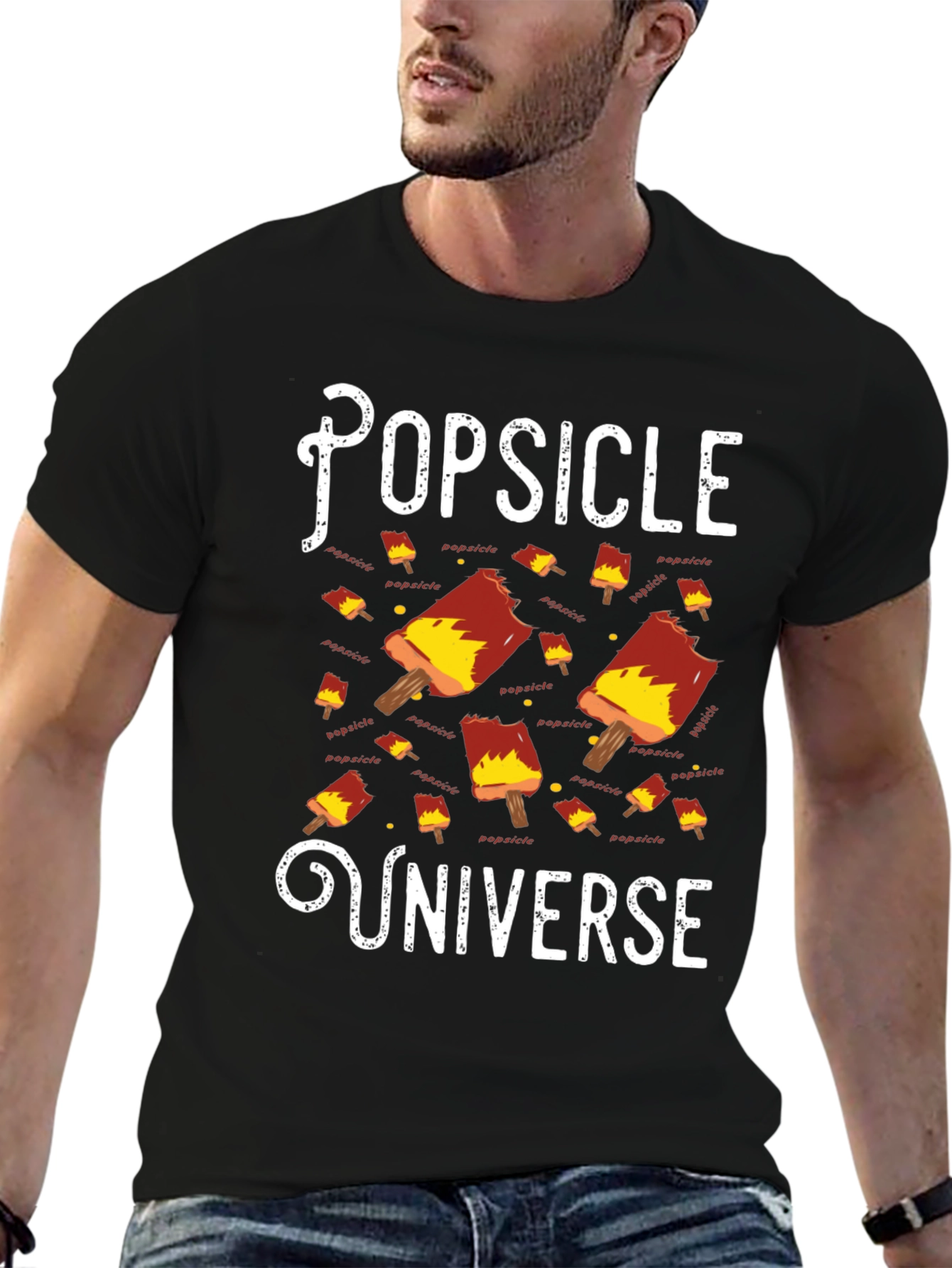Popsicle Universe Graphic Tee - Cool Summer Style