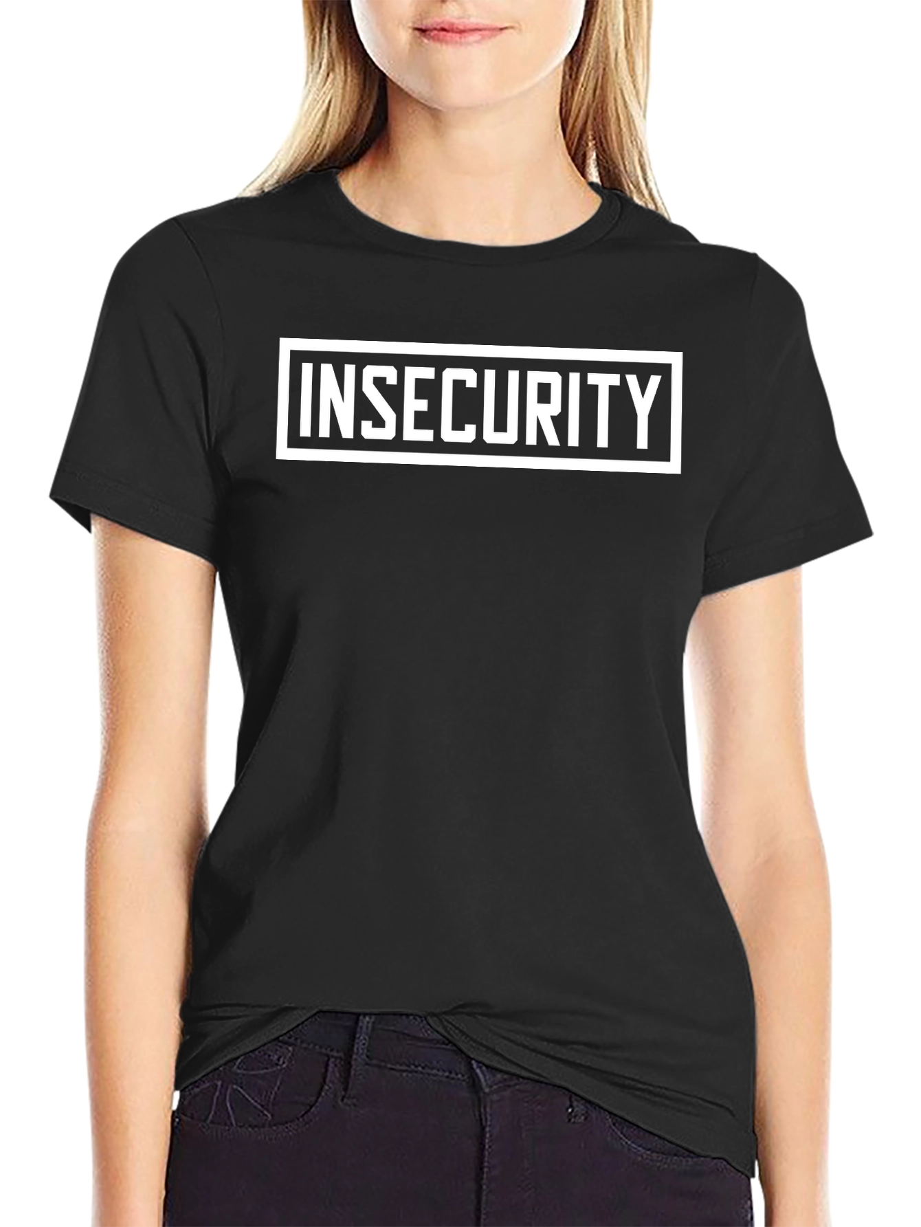 Insecurity T-Shirt - Black Graphic Tee