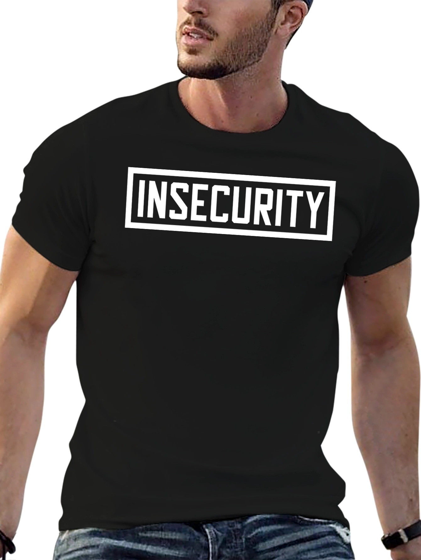 Insecurity T-Shirt - Black Graphic Tee