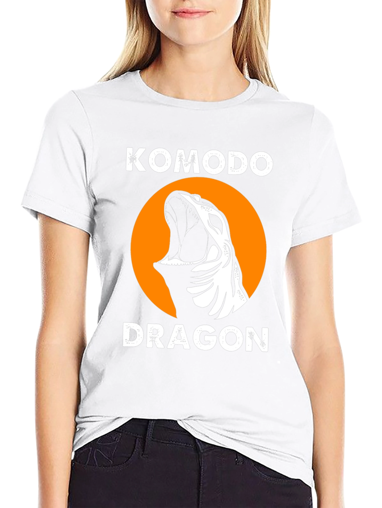 Komodo Dragon Graphic Tee - Unique Reptile Design!
