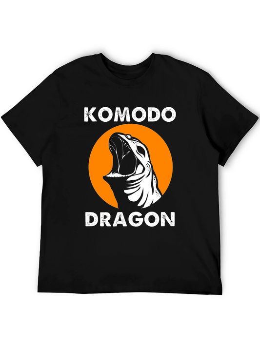 Komodo Dragon Graphic Tee - Unique Reptile Design!