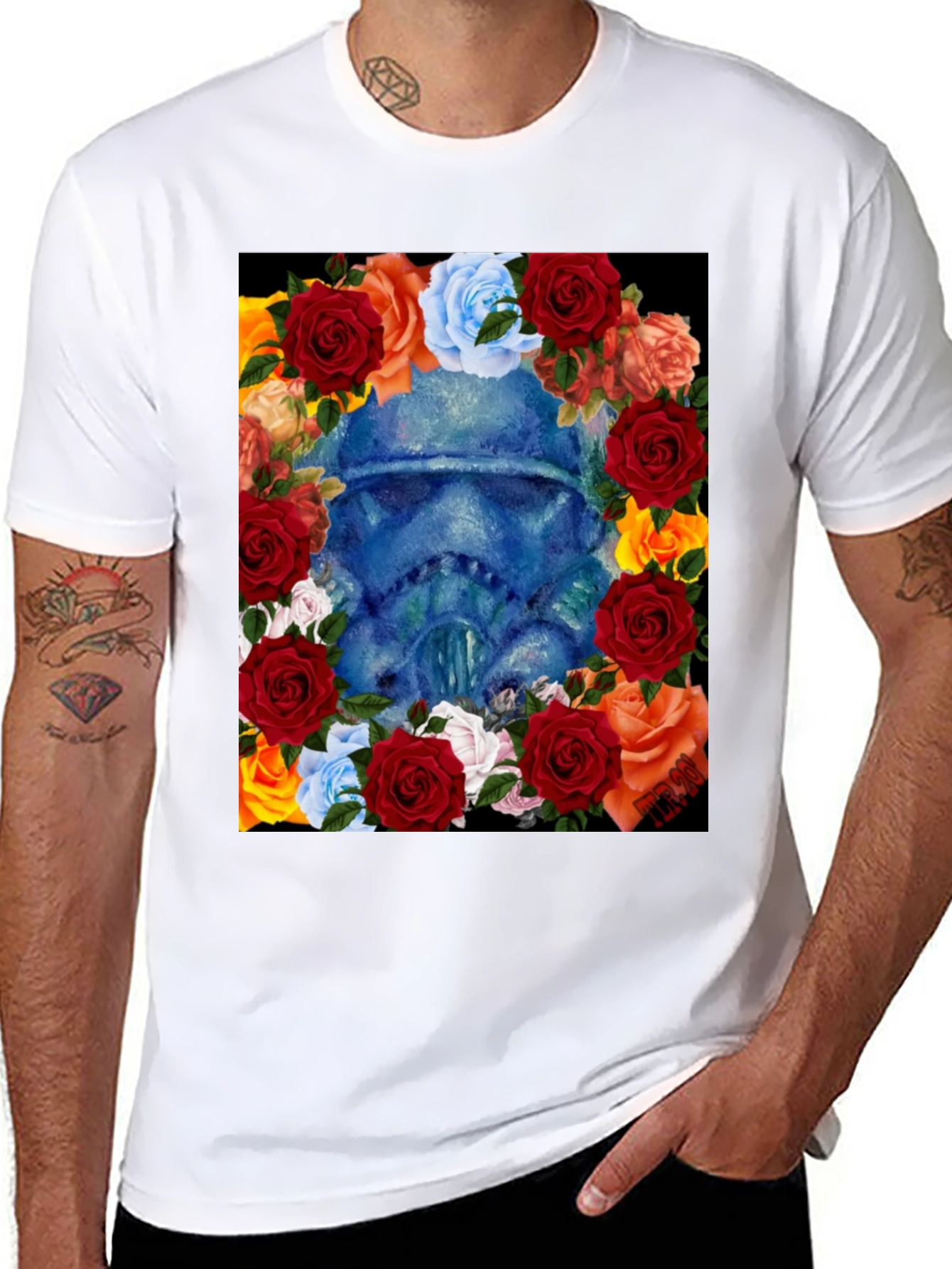 Stormtrooper Floral T-Shirt