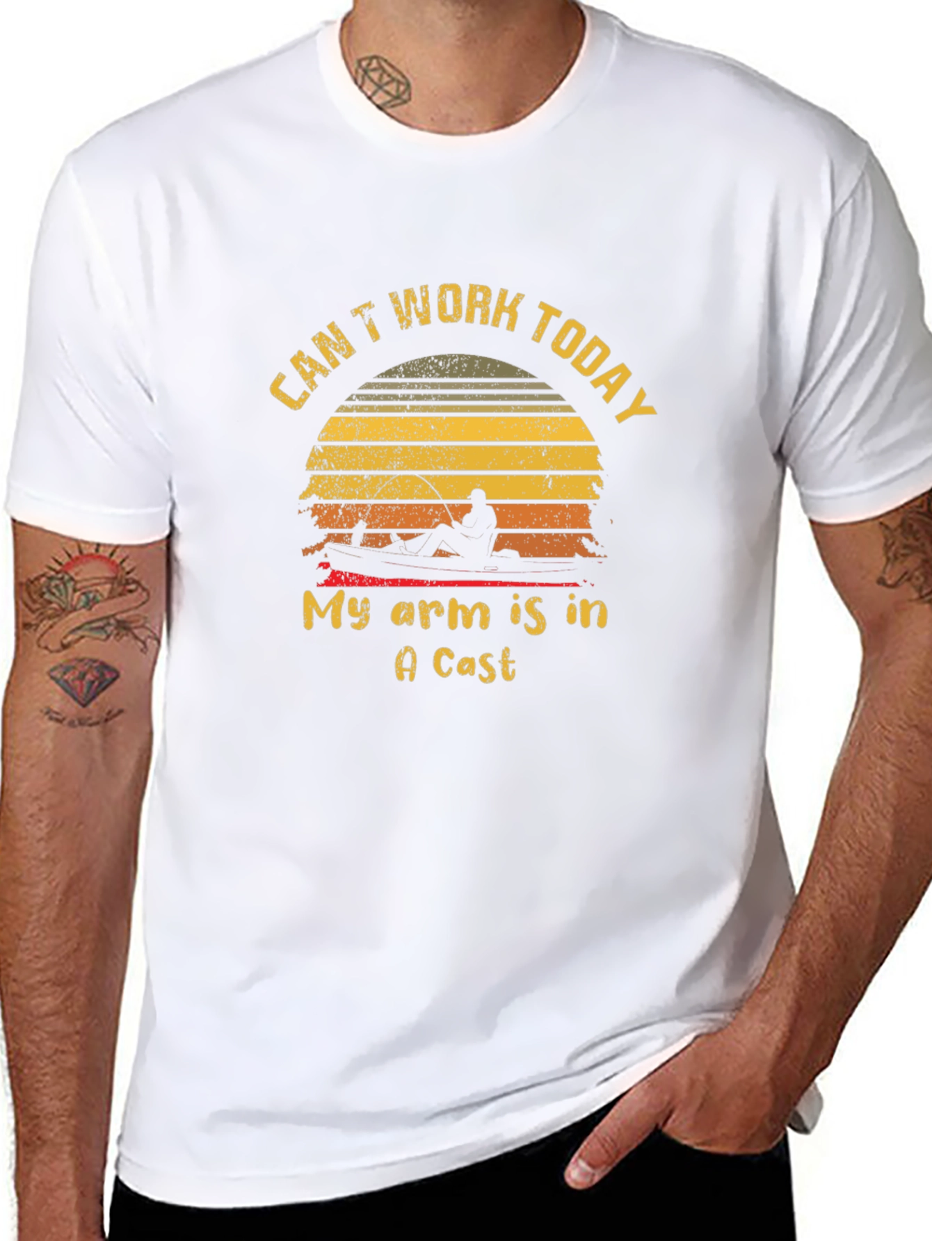Fishing T-Shirt: Cant Work Today