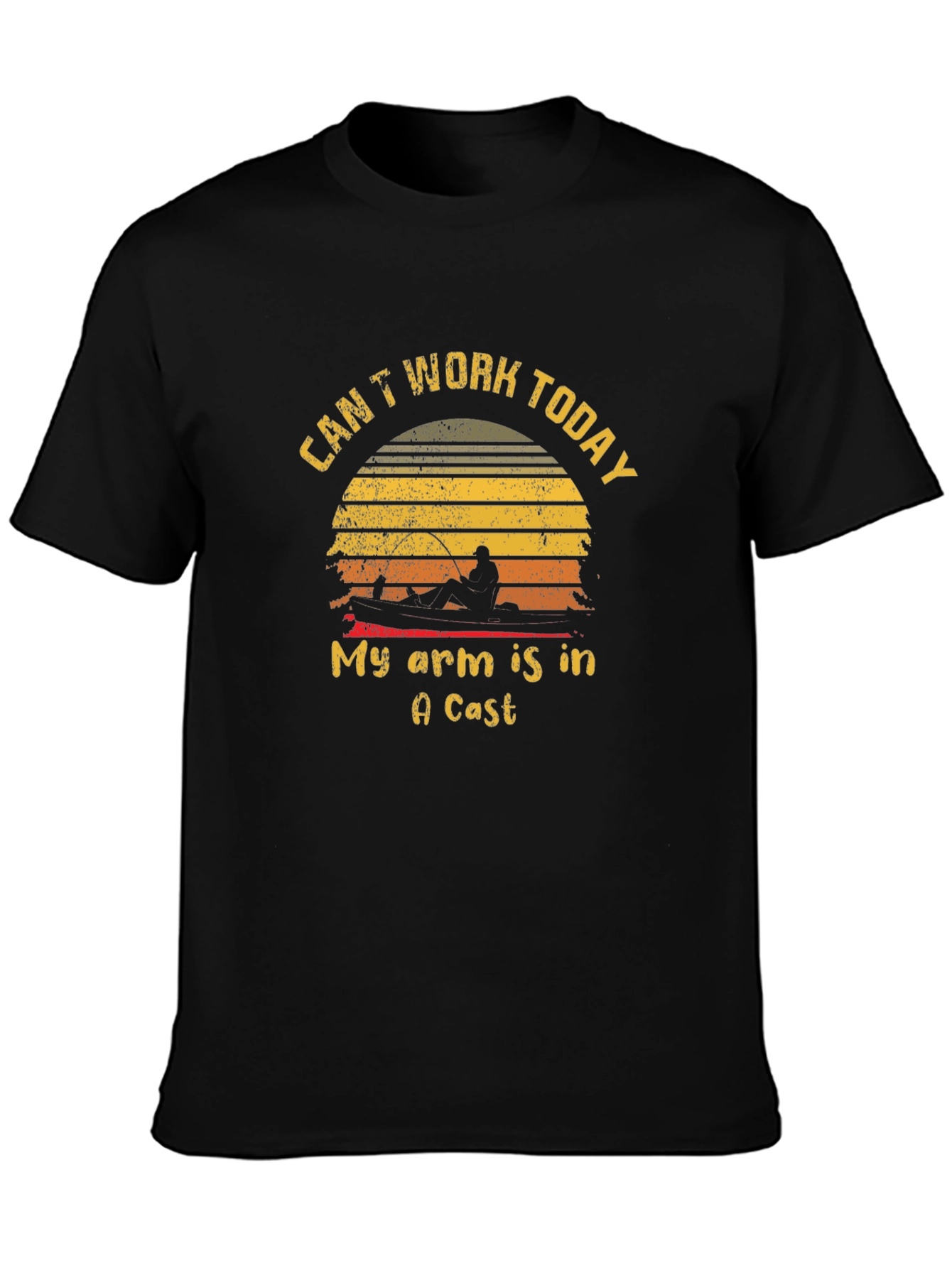 Fishing T-Shirt: Cant Work Today