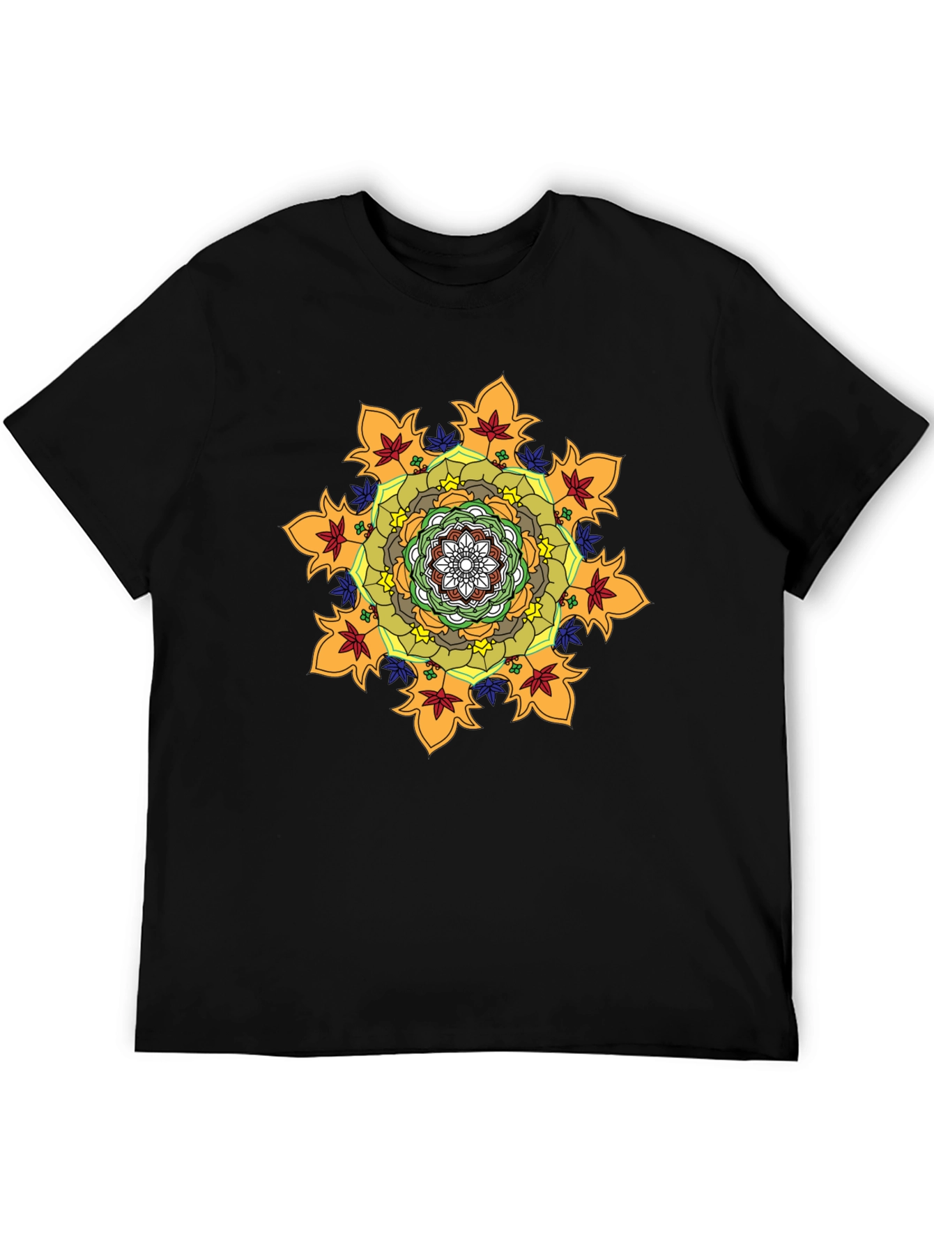 Mandala Graphic Black T-Shirt