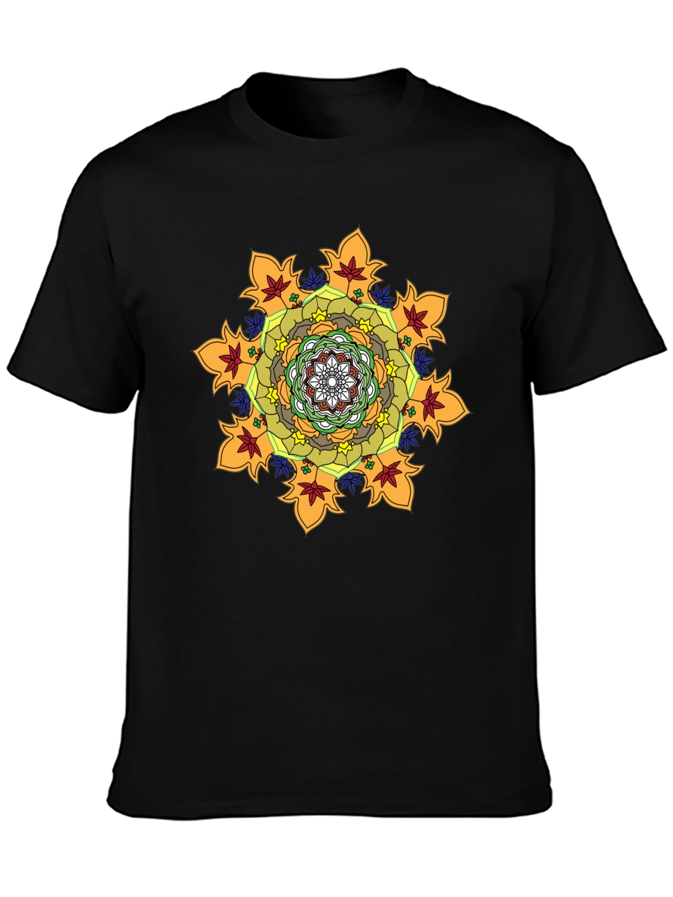 Mandala Graphic Black T-Shirt