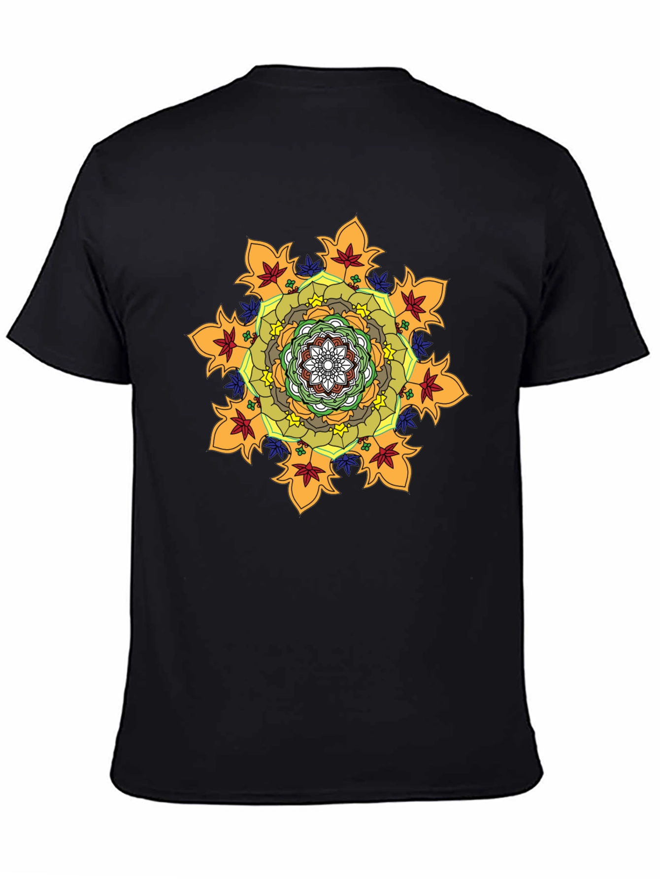Mandala Graphic Black T-Shirt