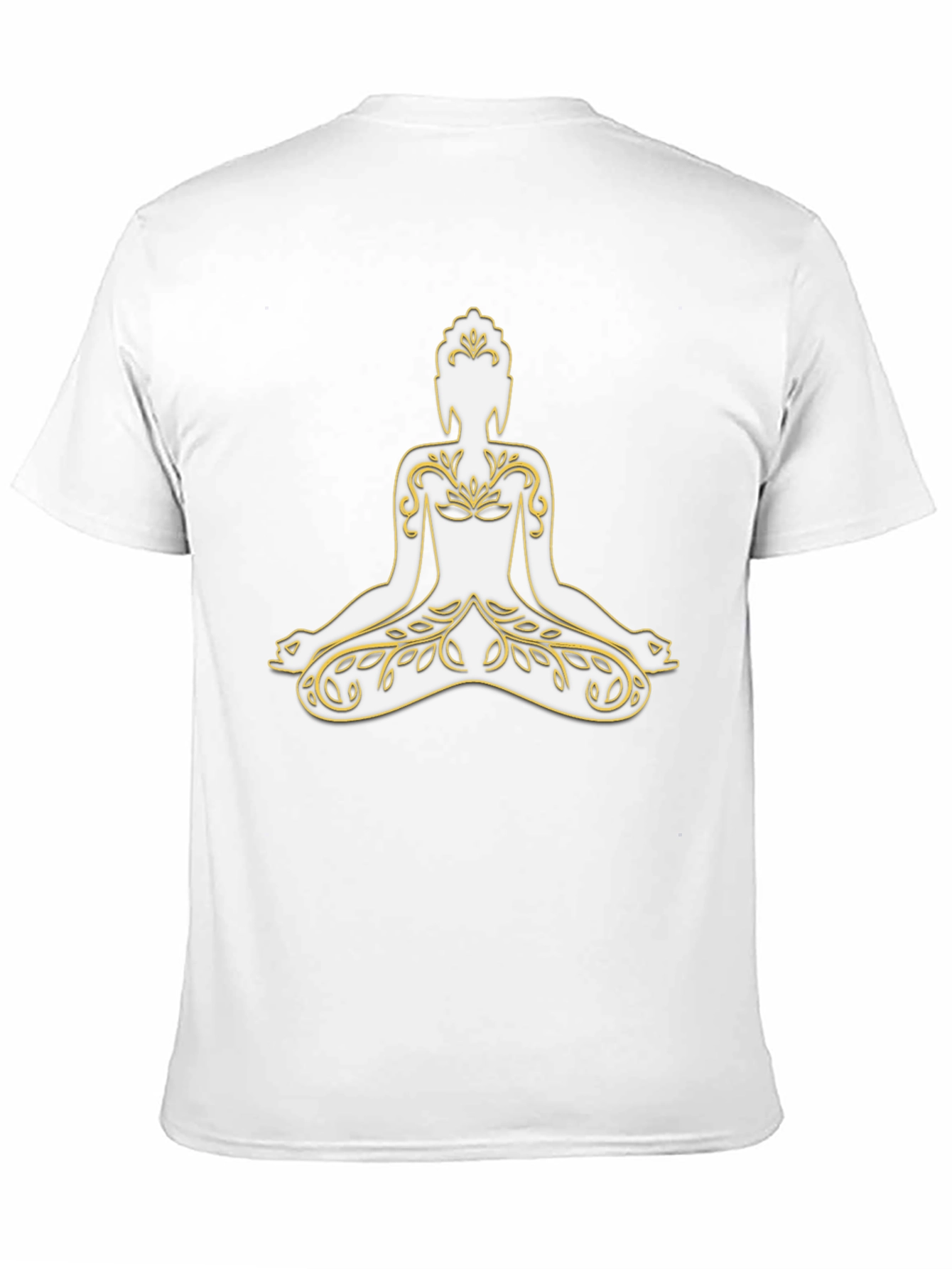 Meditative Buddha Graphic Tee - Black