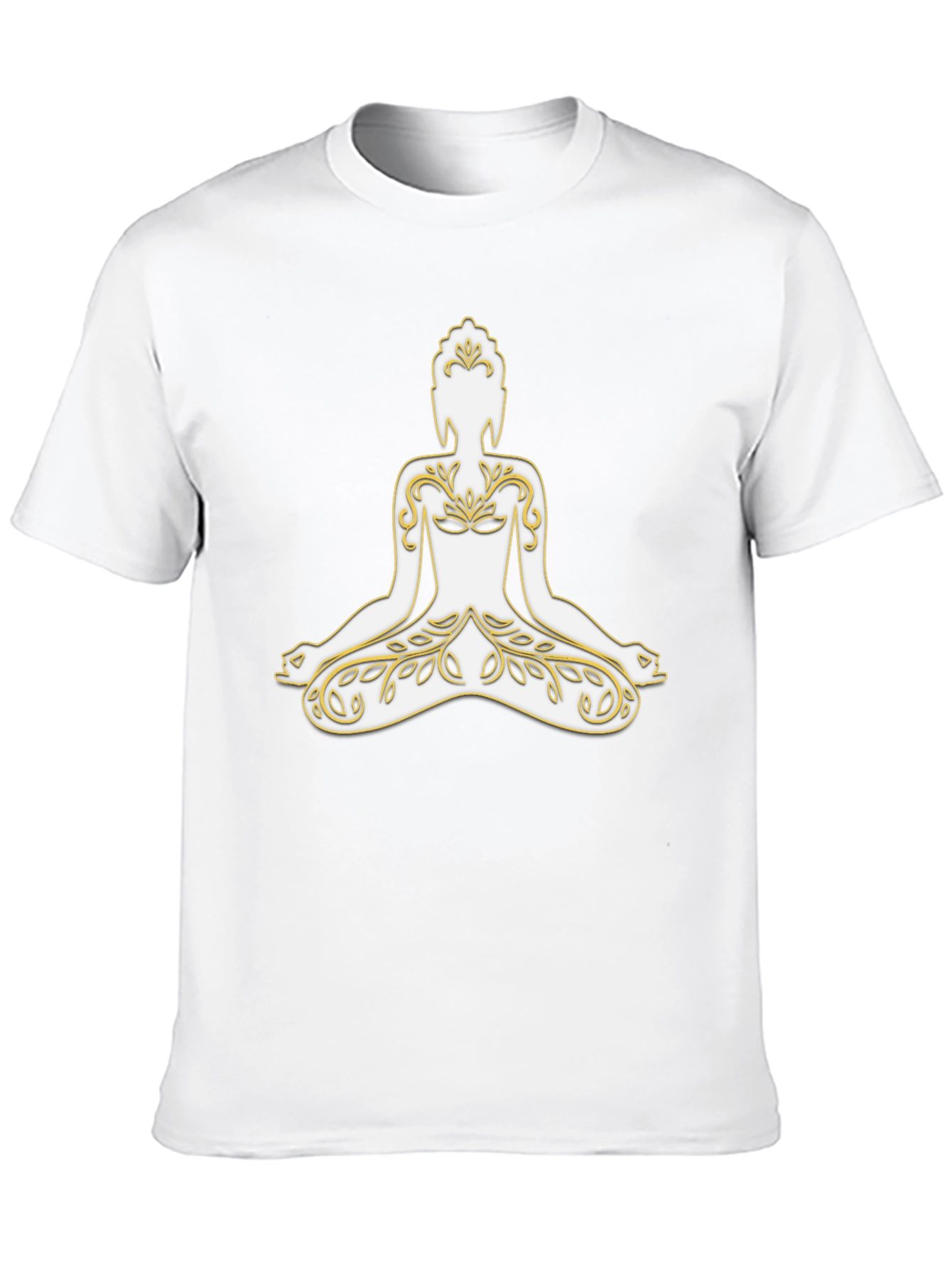 Meditative Buddha Graphic Tee - Black
