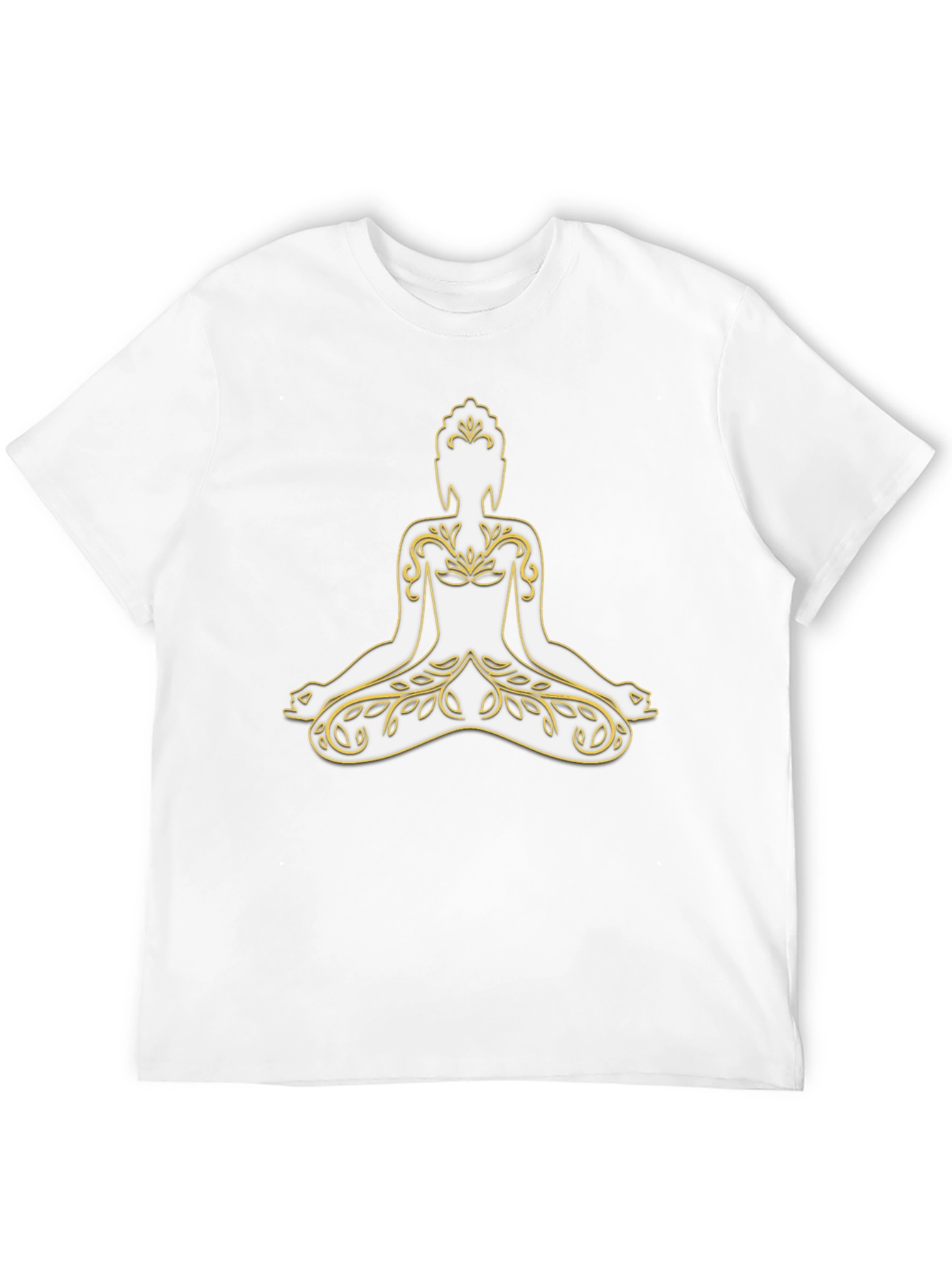 Meditative Buddha Graphic Tee - Black