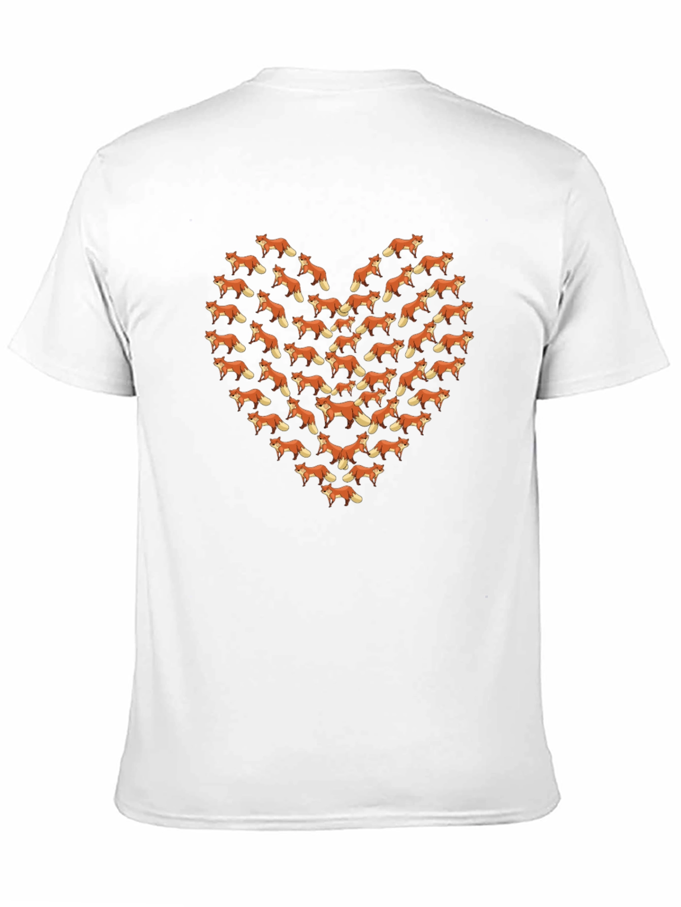 Fox Heart Graphic T-Shirt - Unisex