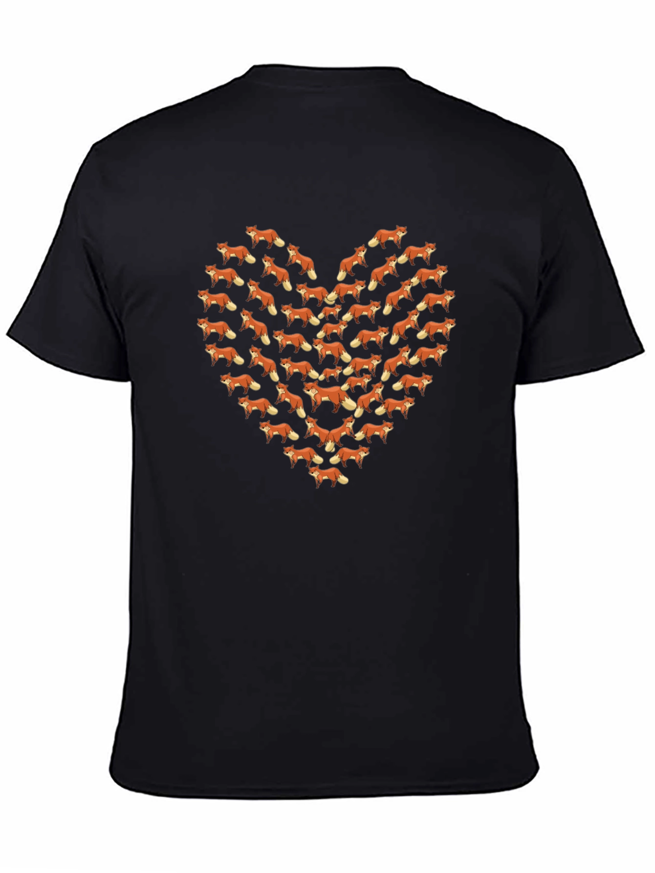 Fox Heart Graphic T-Shirt - Unisex