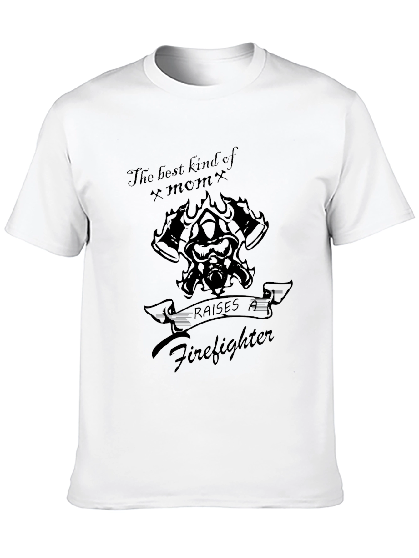Firefighter Mom Graphic T-Shirt