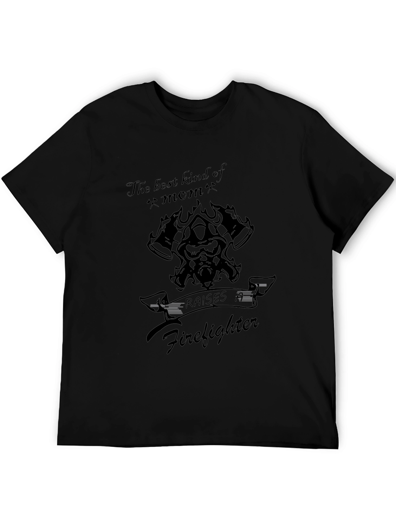 Firefighter Mom Graphic T-Shirt