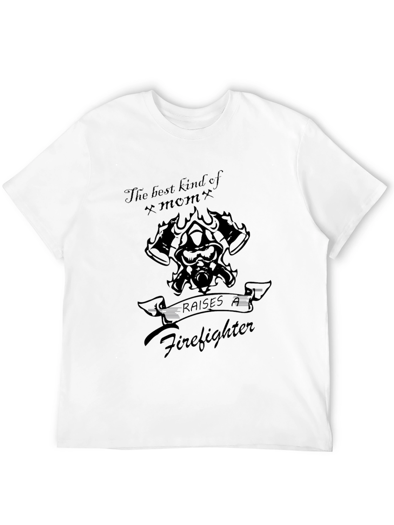 Firefighter Mom Graphic T-Shirt