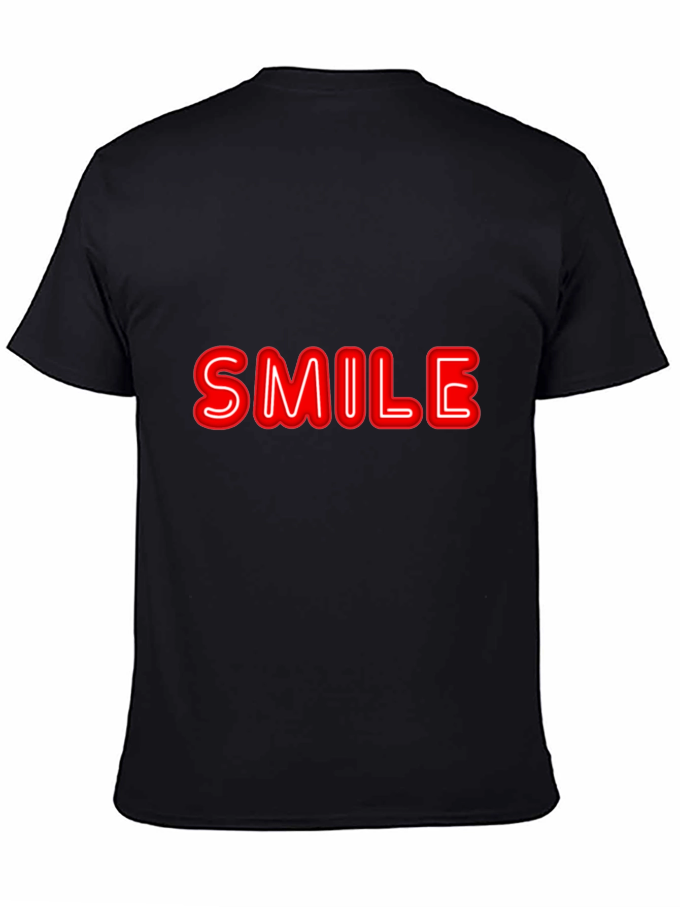 Smile Graphic Black T-Shirt