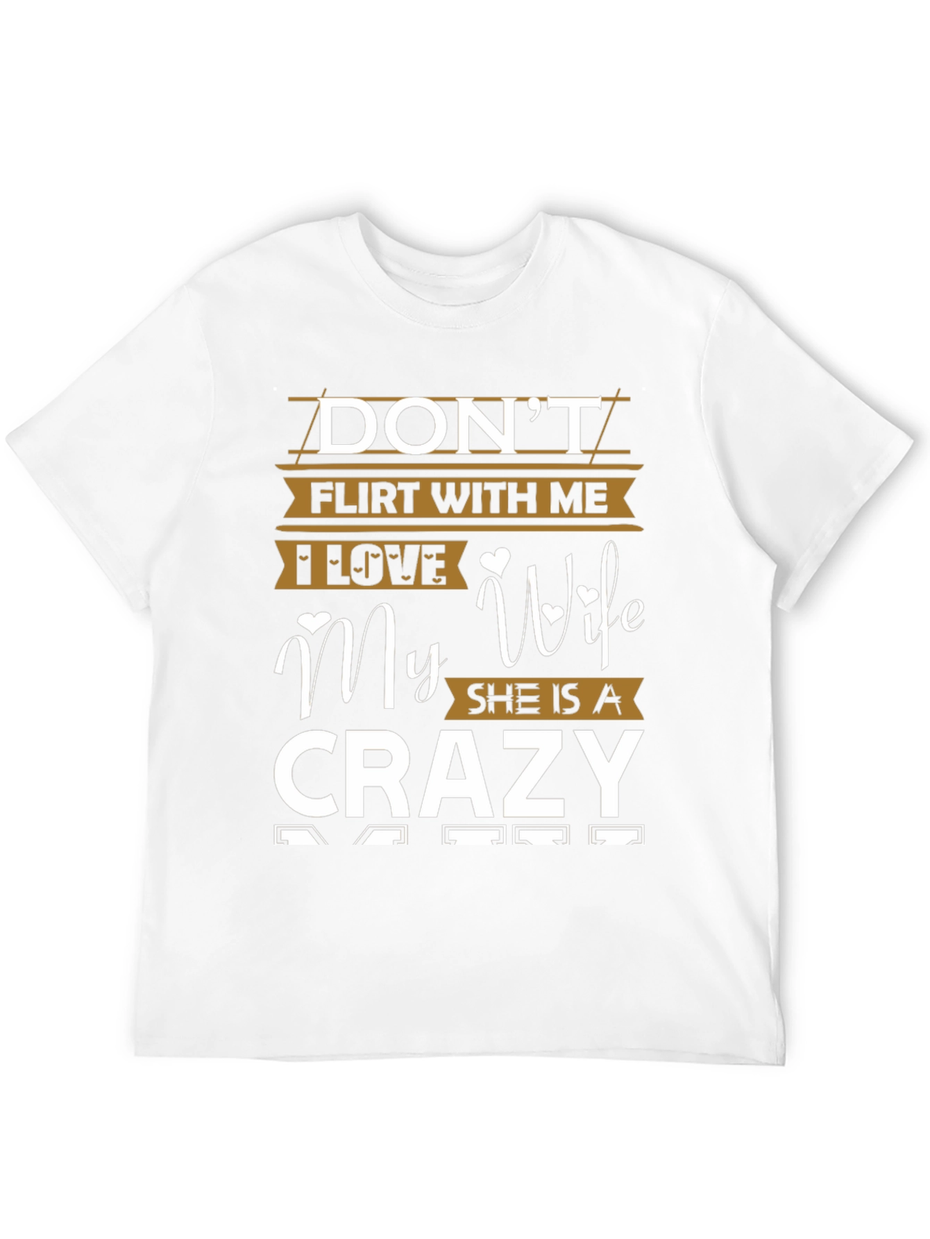 Funny Crazy Wife Mens Graphic Tee