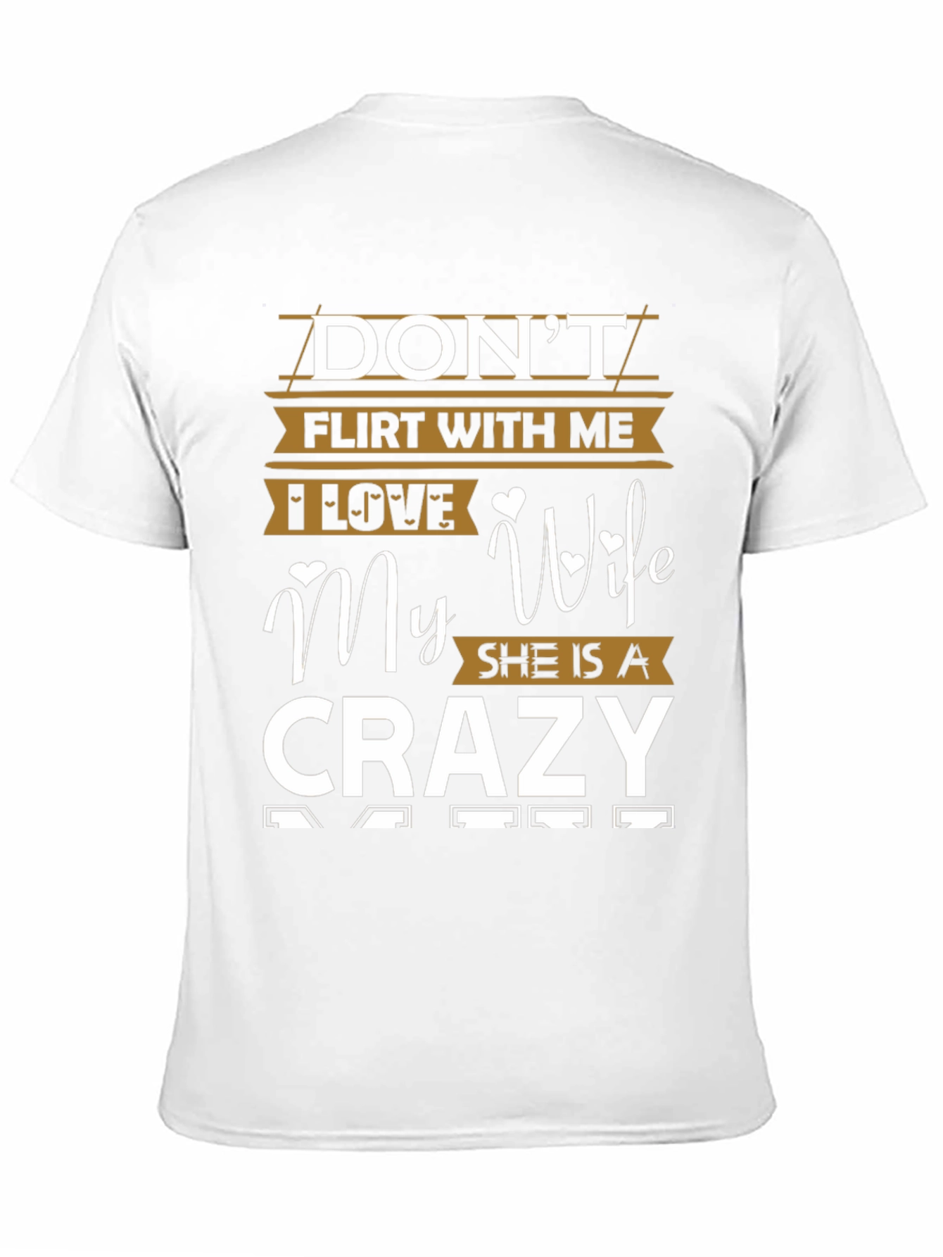 Funny Crazy Wife Mens Graphic Tee