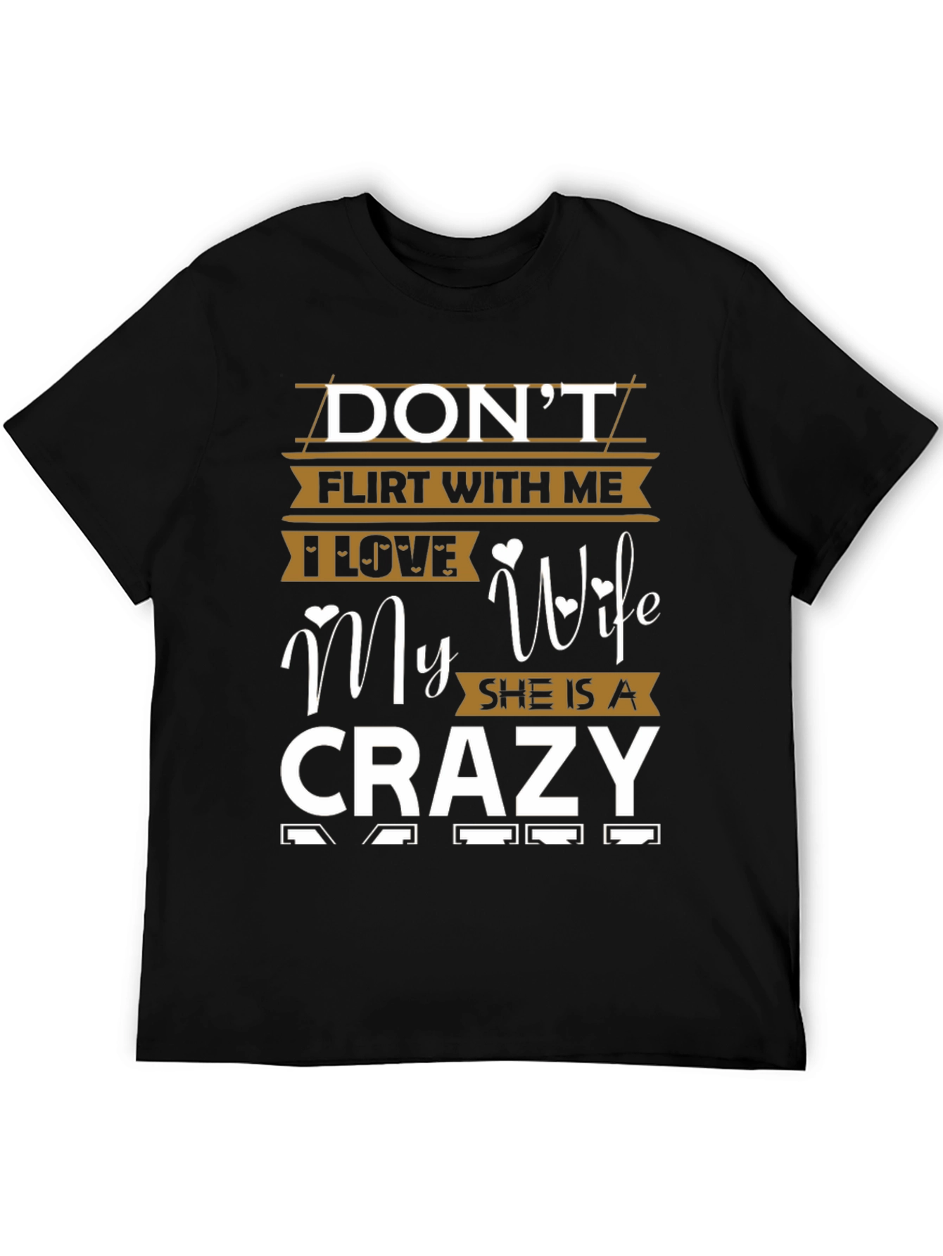 Funny Crazy Wife Mens Graphic Tee