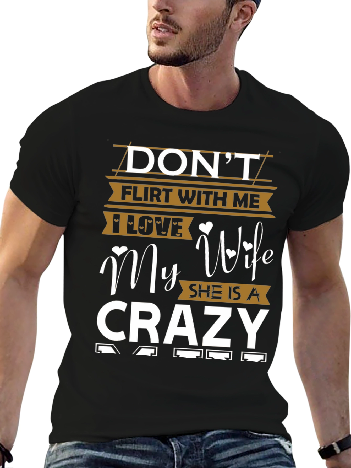 Funny Crazy Wife Mens Graphic Tee