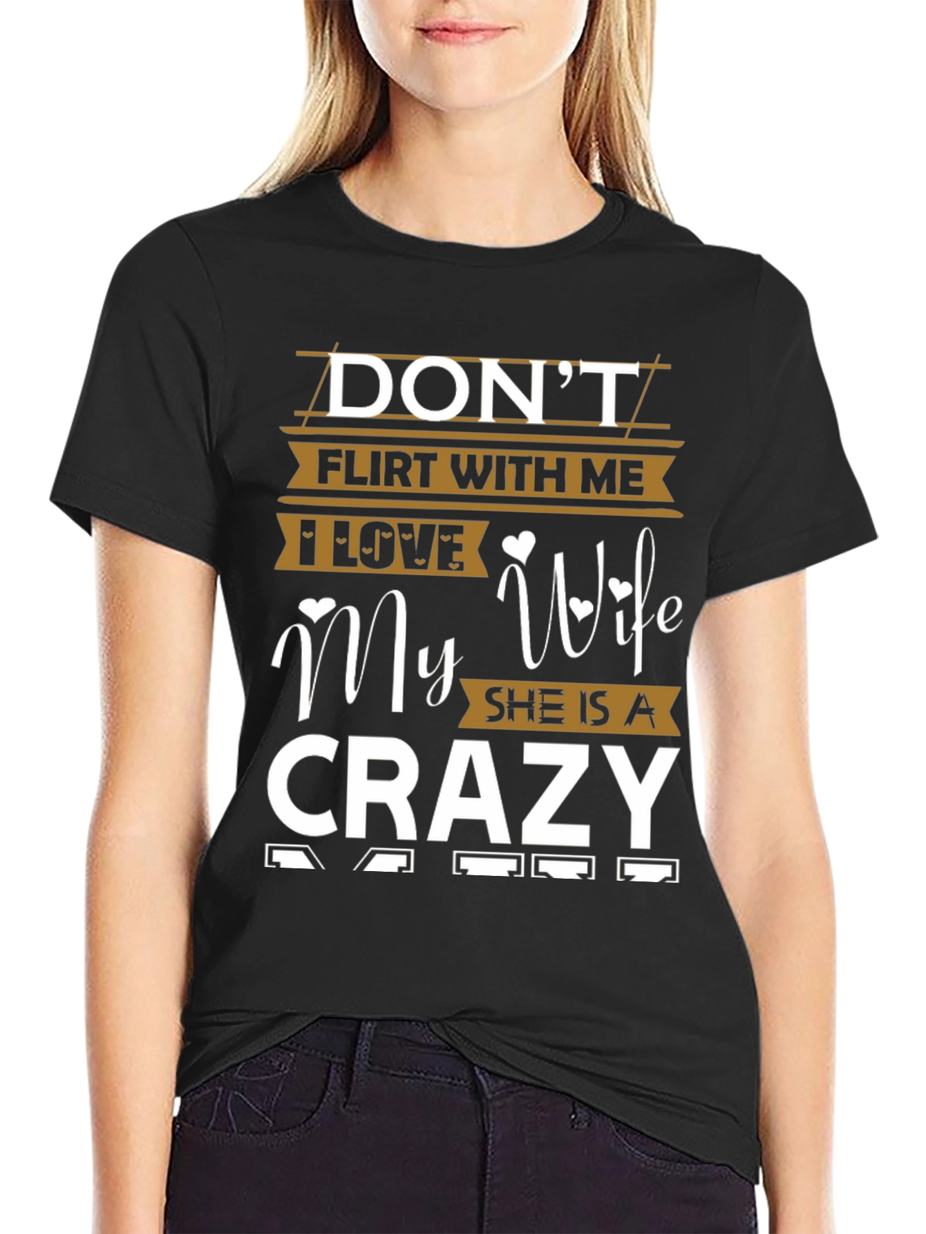 Funny Crazy Wife Mens Graphic Tee